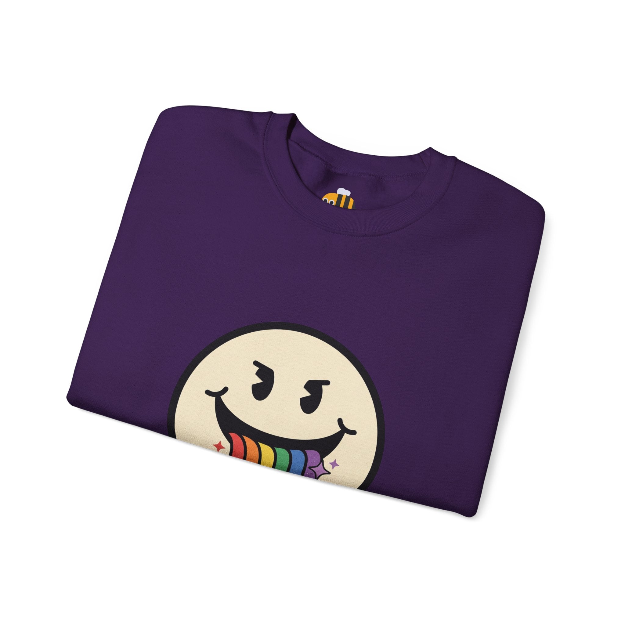 Unisex Rainbow Smiley Sweatshirt