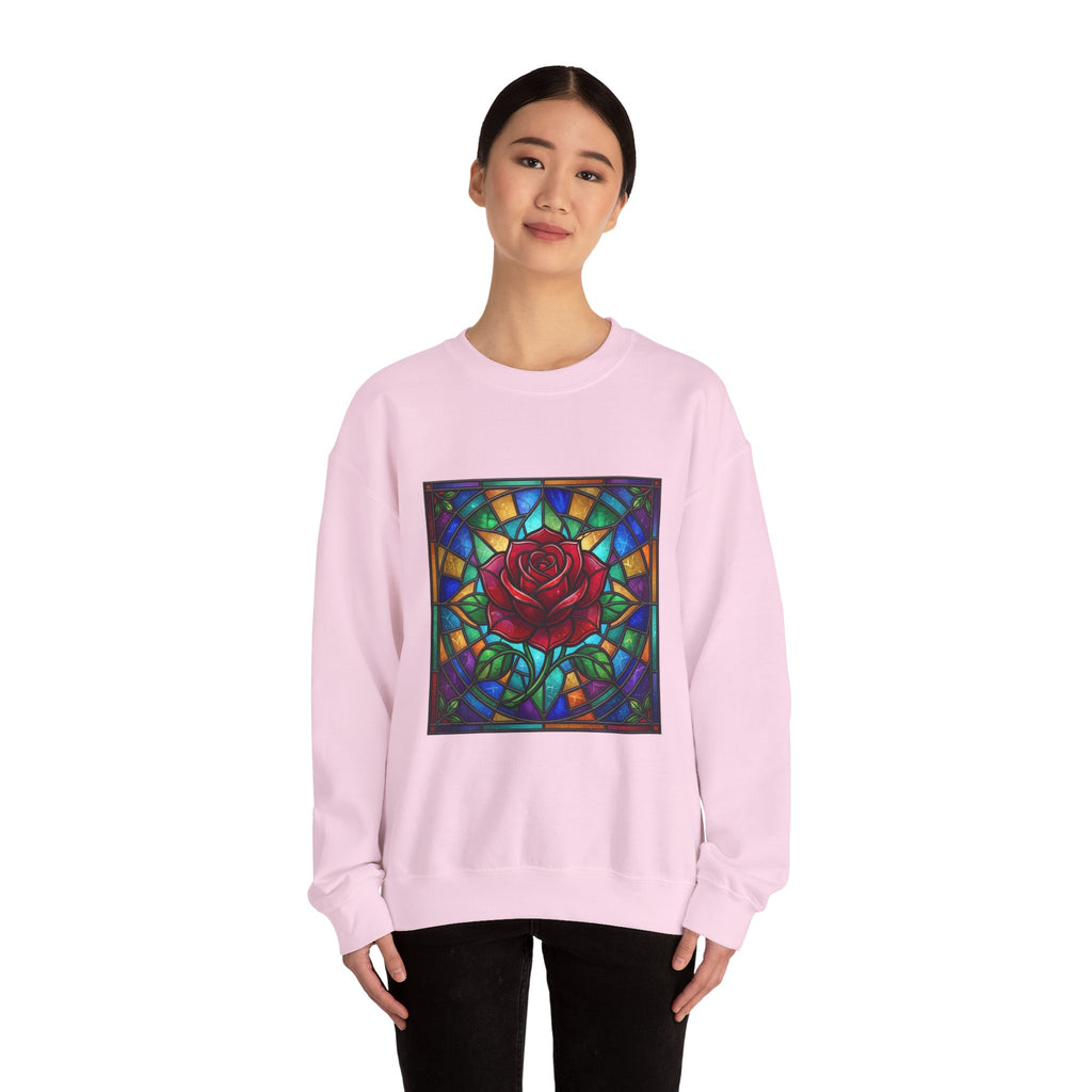 Unisex Red Rose Sweatshirt