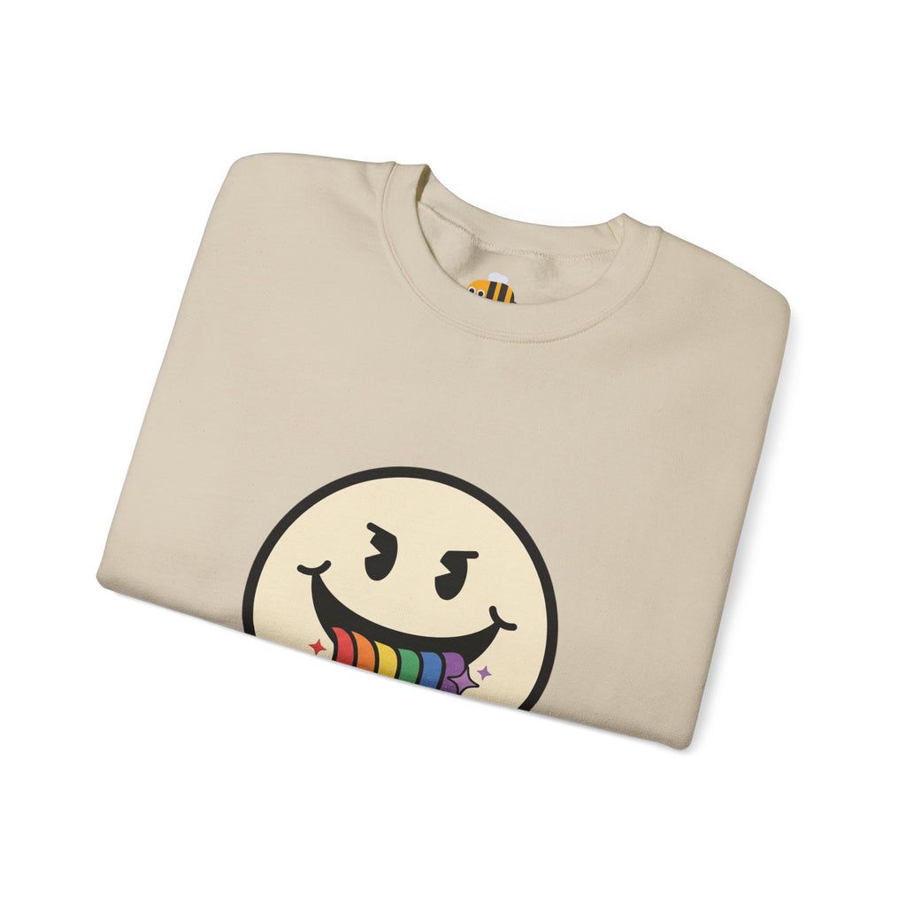 Unisex Rainbow Smiley Sweatshirt