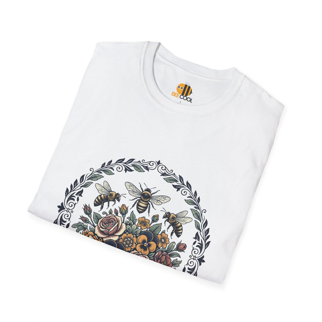 Unisex Bees and Flowers T-Shirt