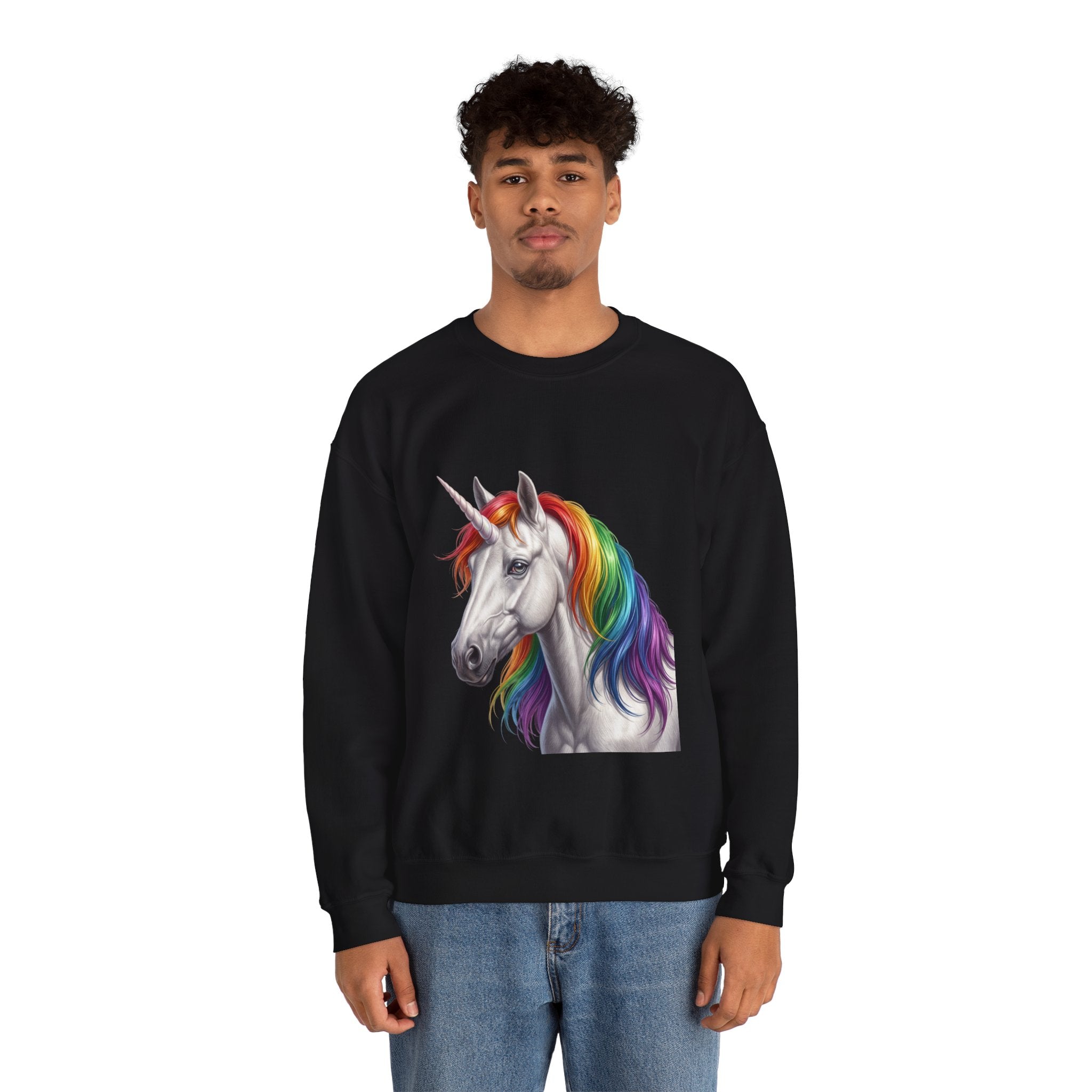Unisex Rainbow Unicorn Sweatshirt