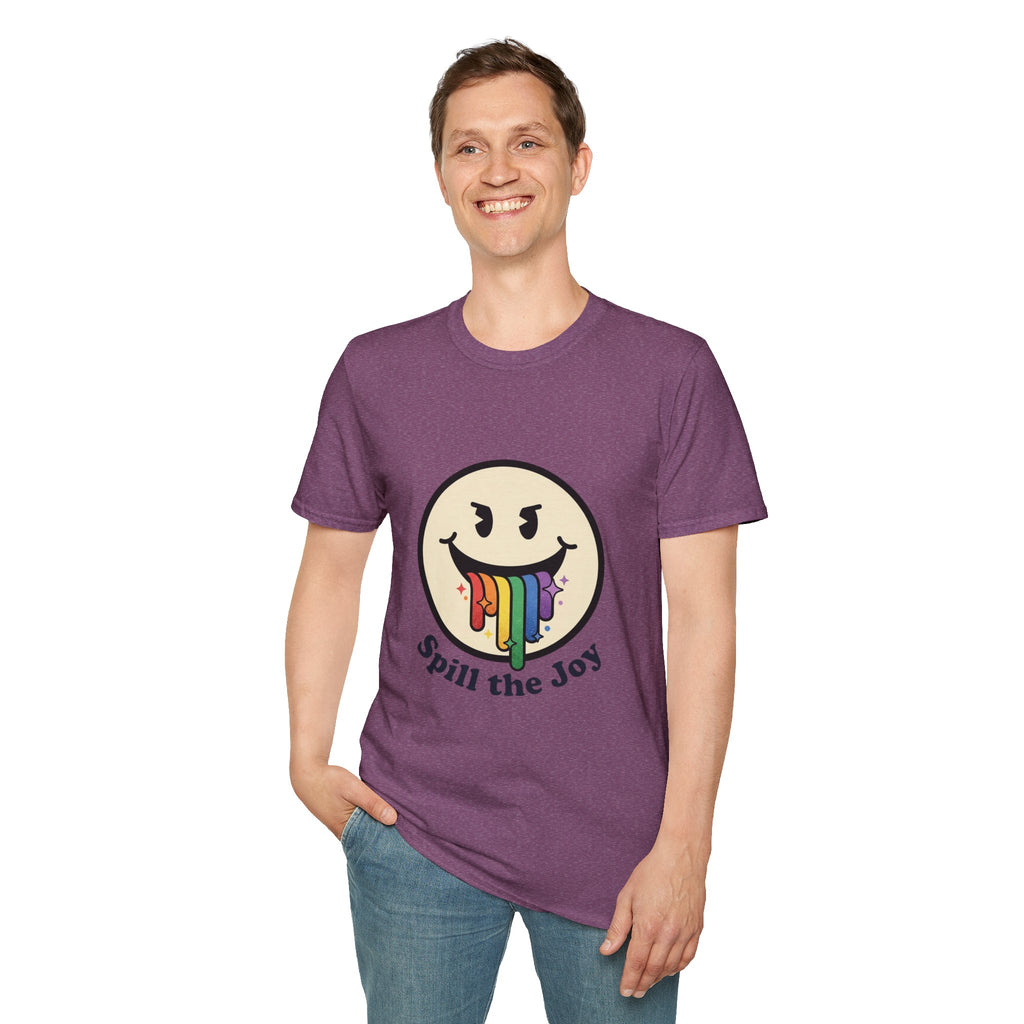 Smiley Face Spill the Joy T-Shirt