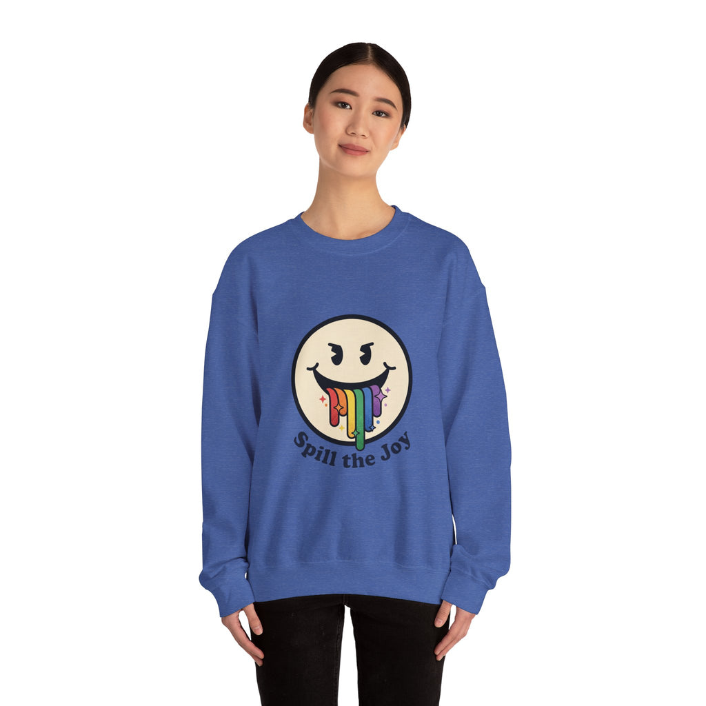Unisex Rainbow Smiley Sweatshirt