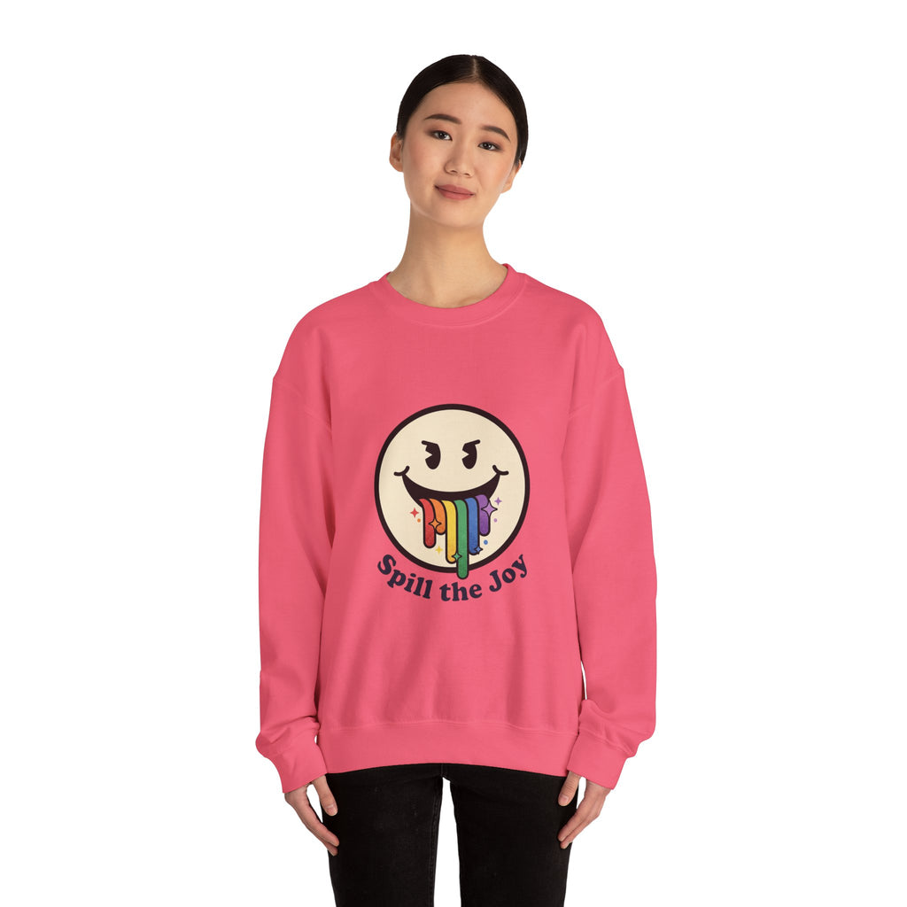 Unisex Rainbow Smiley Sweatshirt