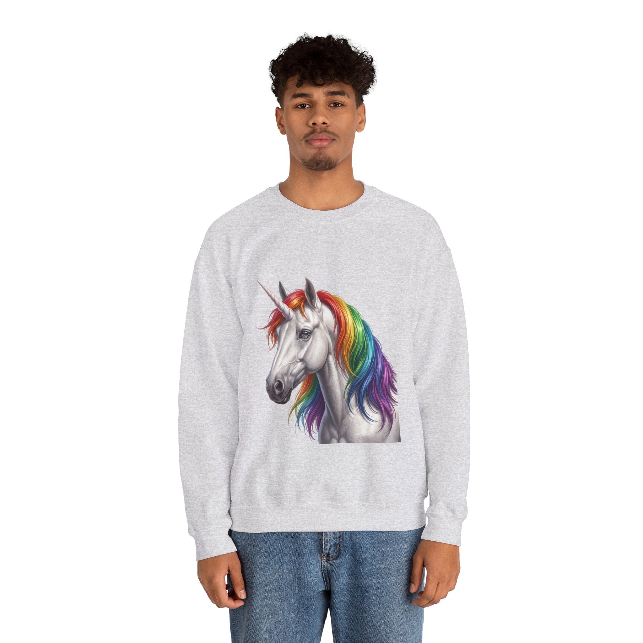 Unisex Rainbow Unicorn Sweatshirt