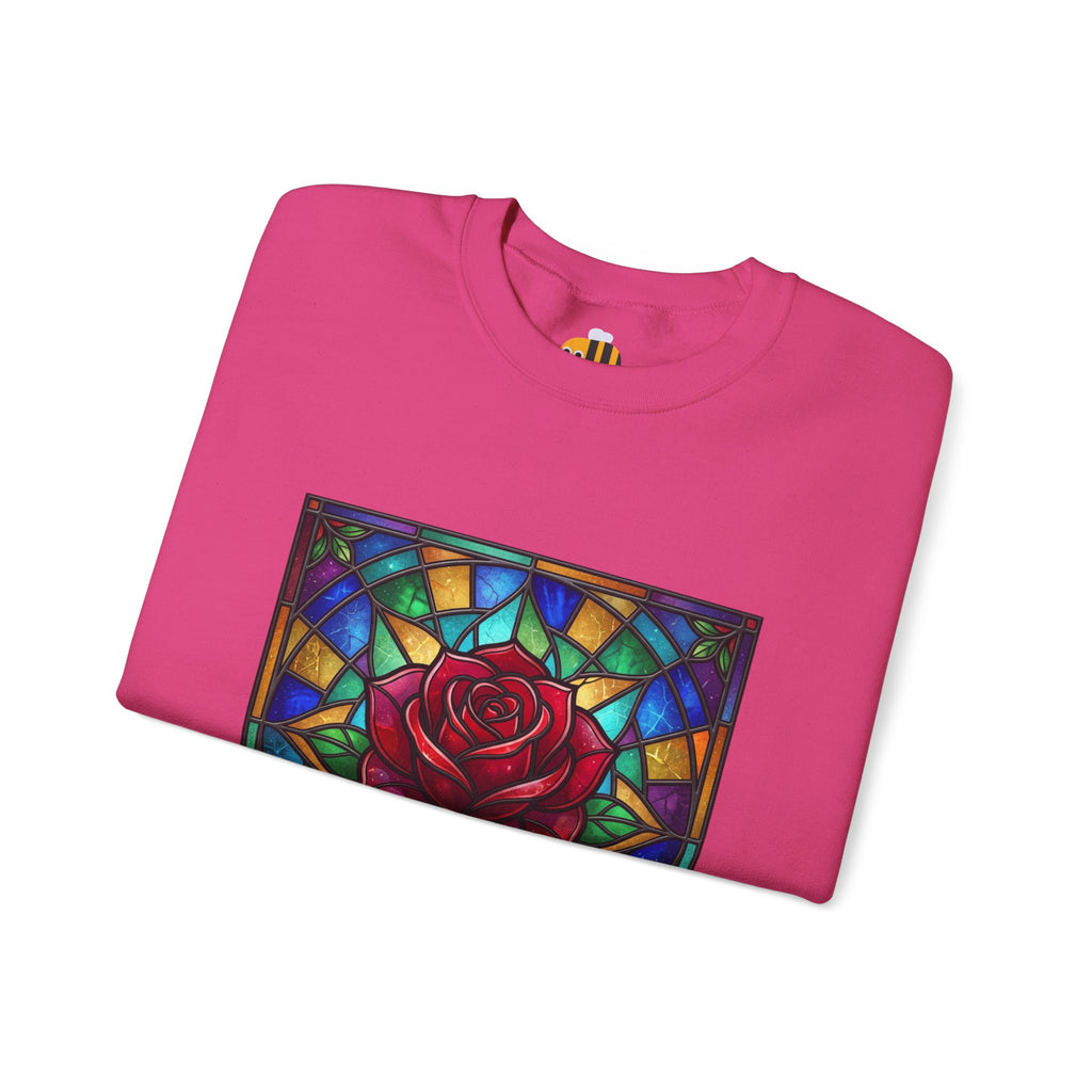 Unisex Red Rose Sweatshirt