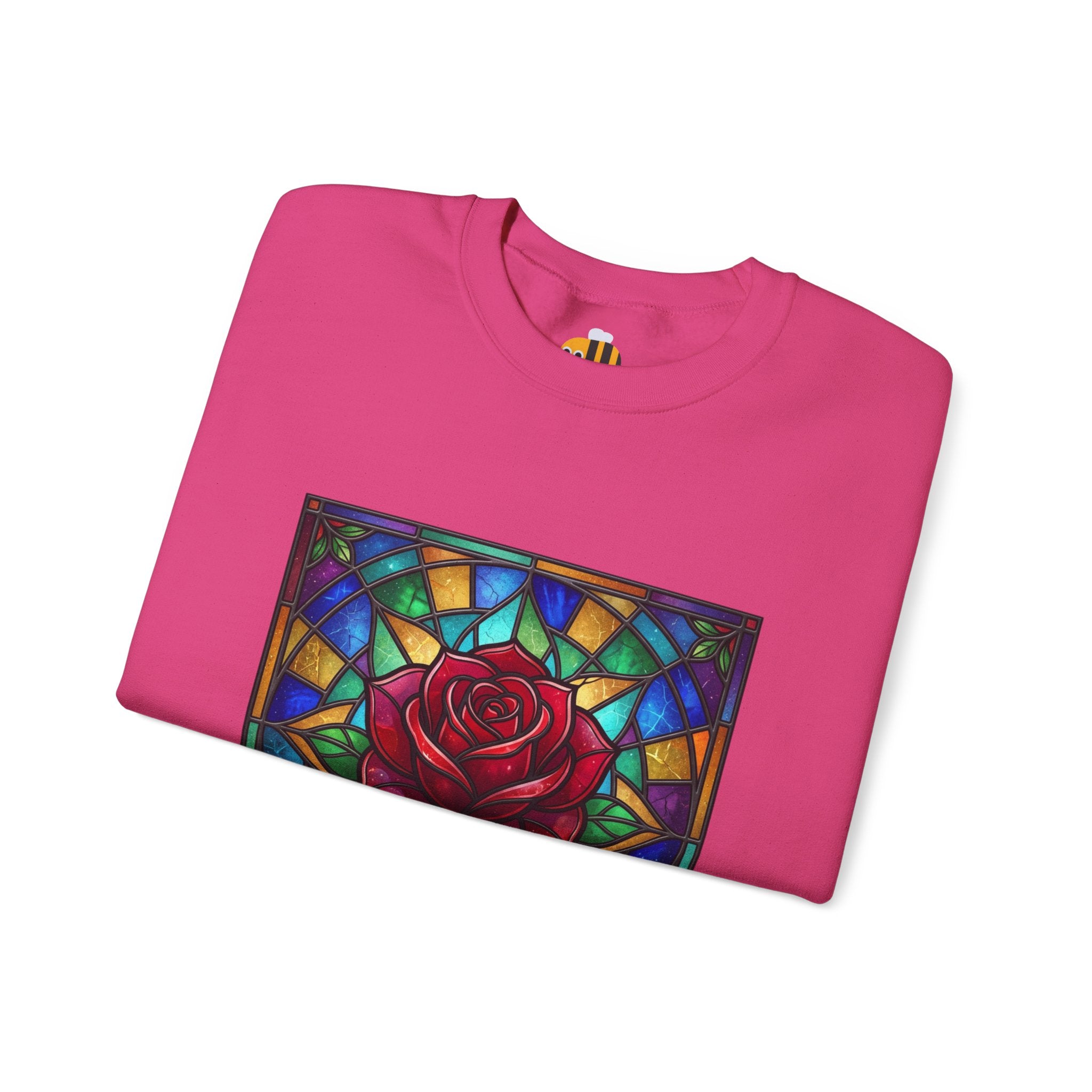 Unisex Red Rose Sweatshirt
