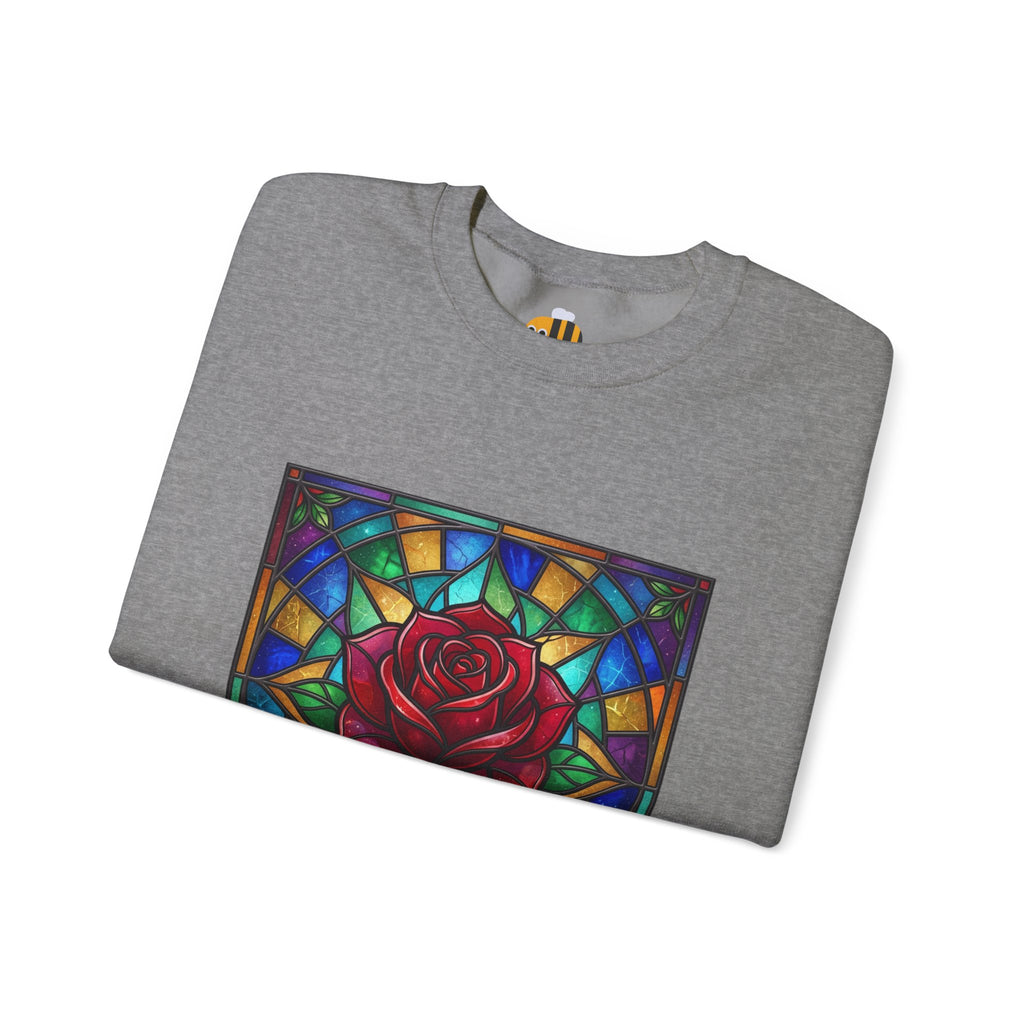 Unisex Red Rose Sweatshirt