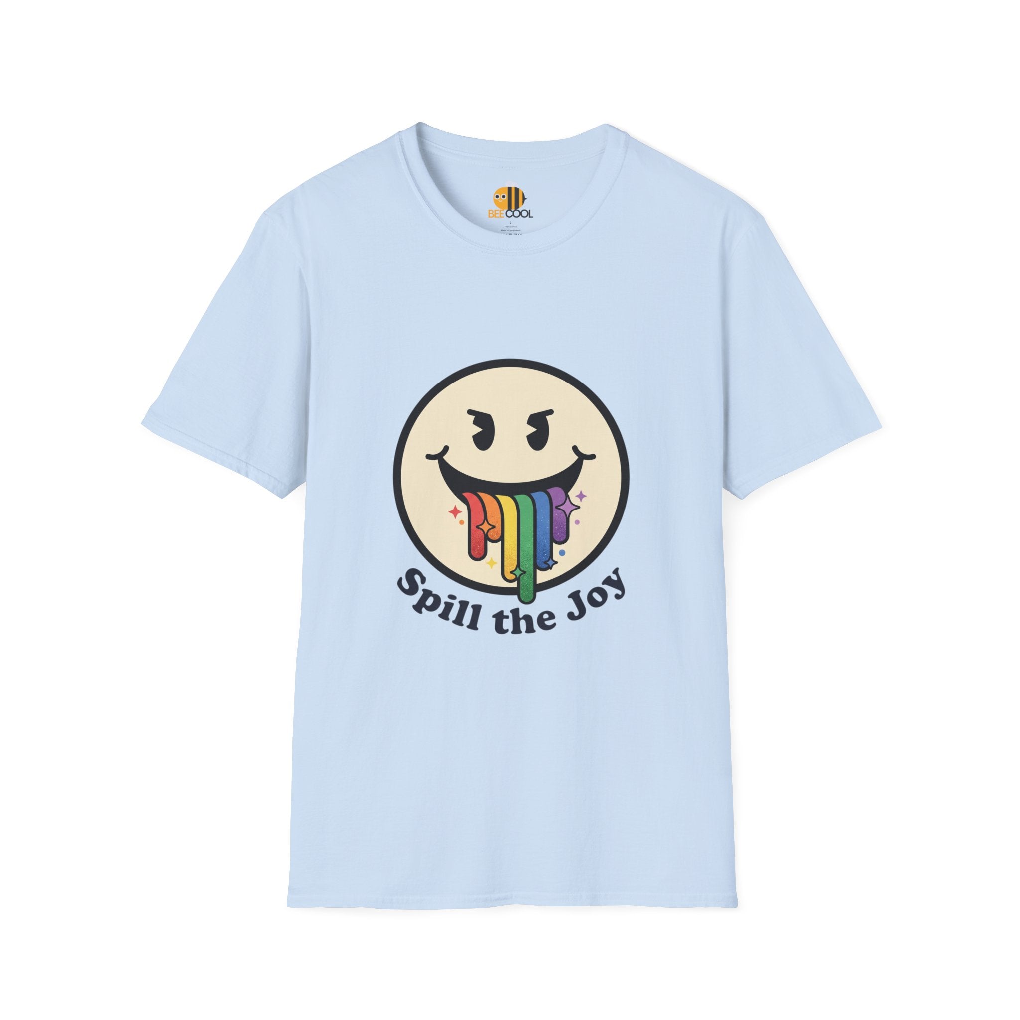 Smiley Face Spill the Joy T-Shirt