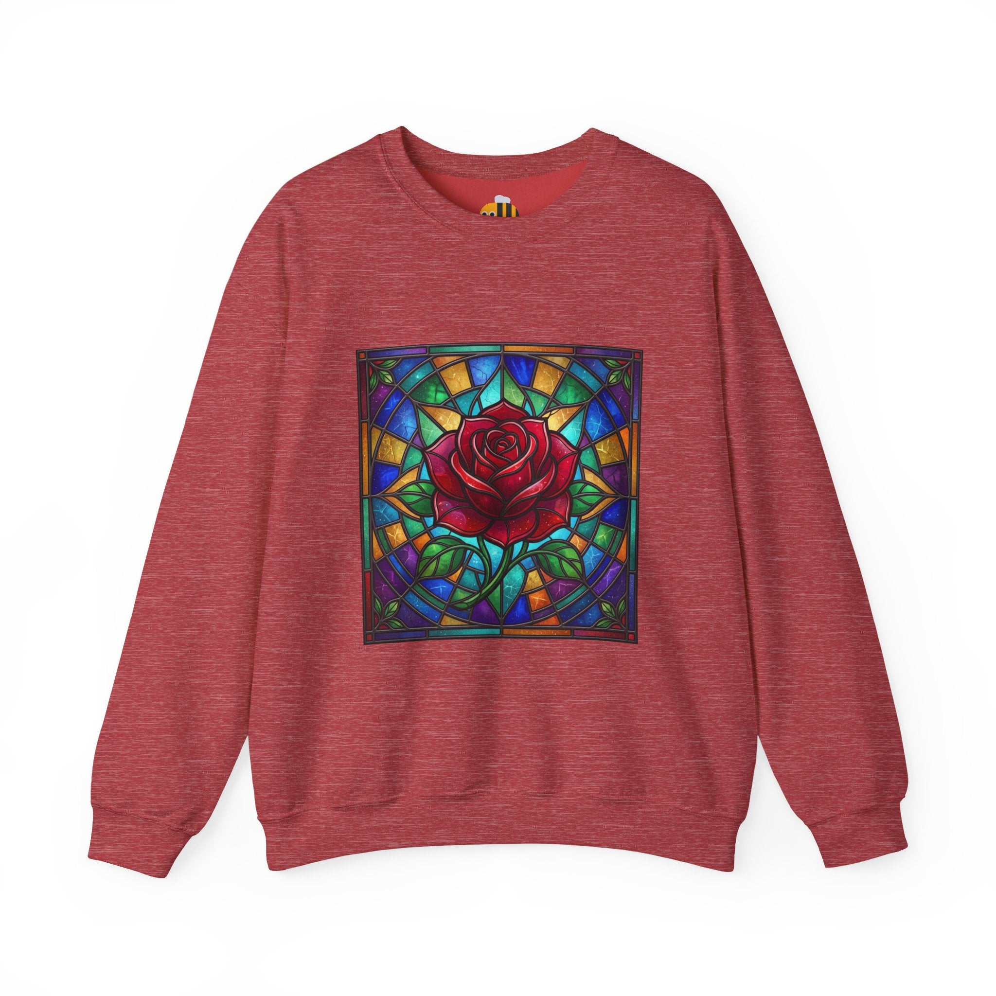 Unisex Red Rose Sweatshirt