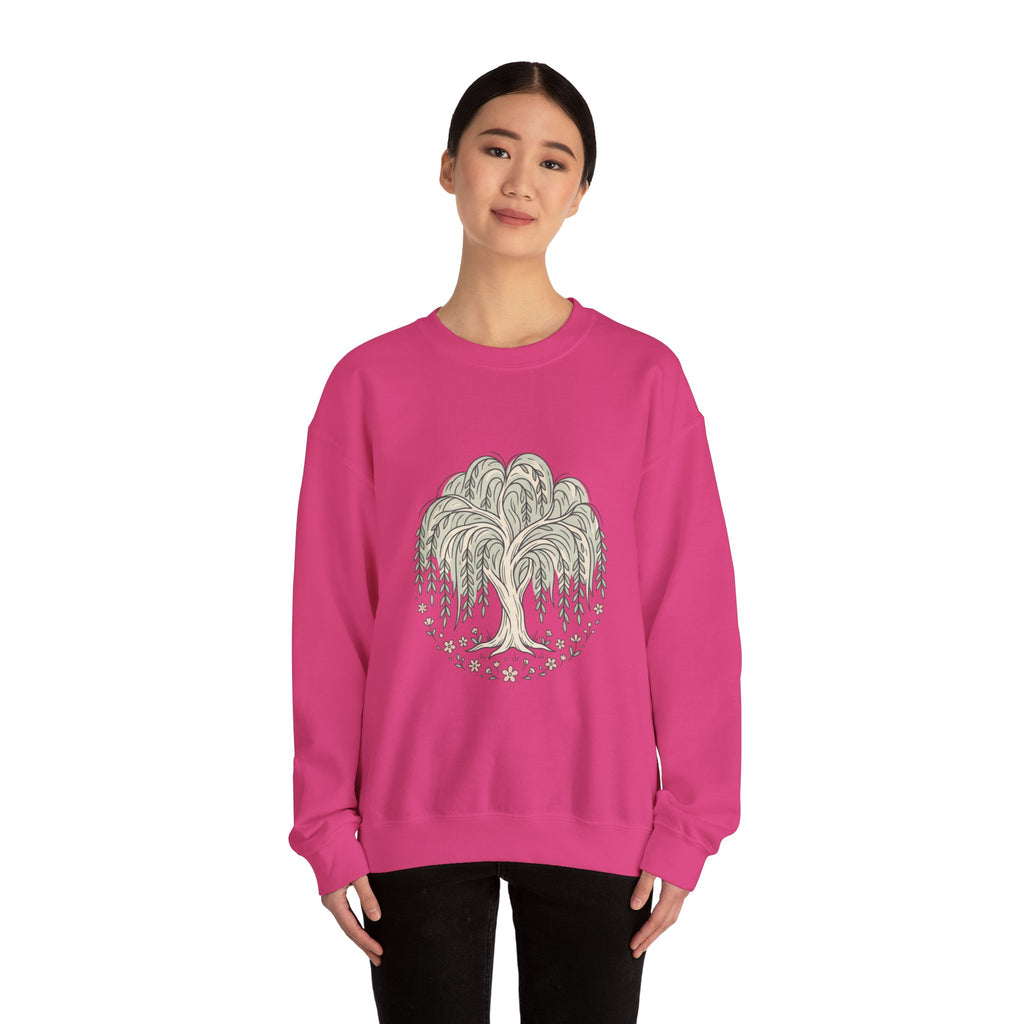 Unisex Willow Tree Illustration Sweatshirt