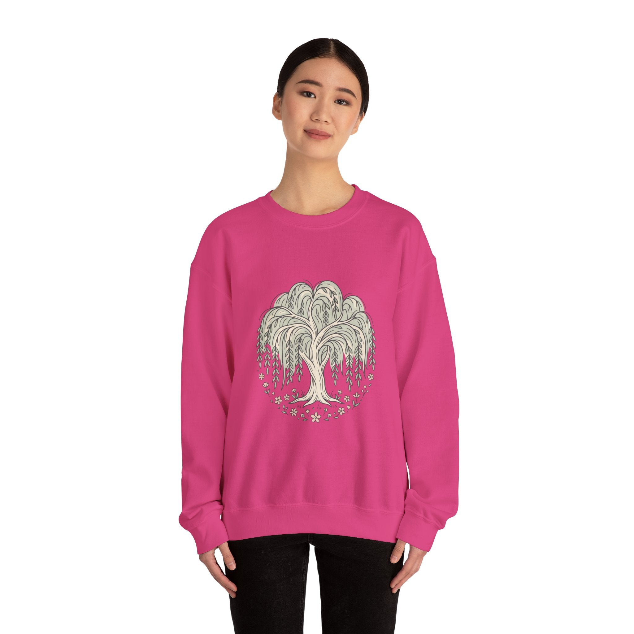 Unisex Willow Tree Illustration Sweatshirt