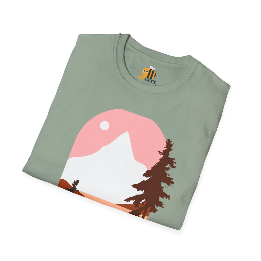 Unisex Sunset Mountain Landscape T-Shirt