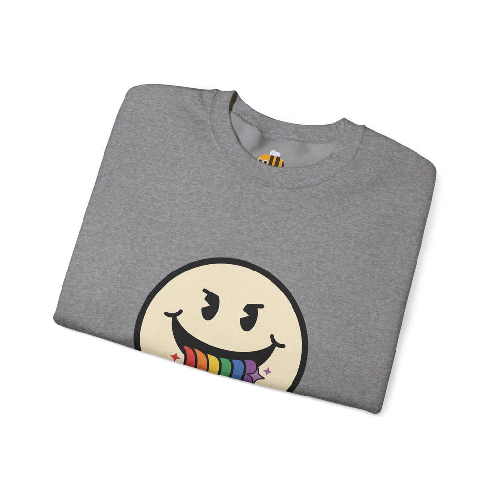 Unisex Rainbow Smiley Sweatshirt