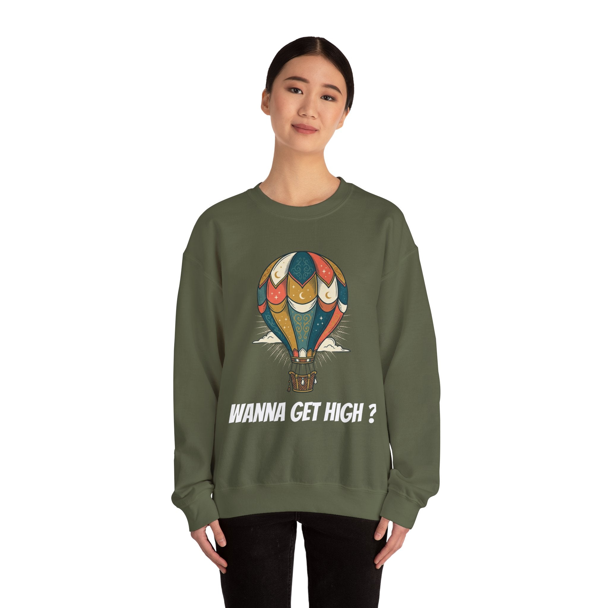 Unisex Wanna Get High? Sweatshirt