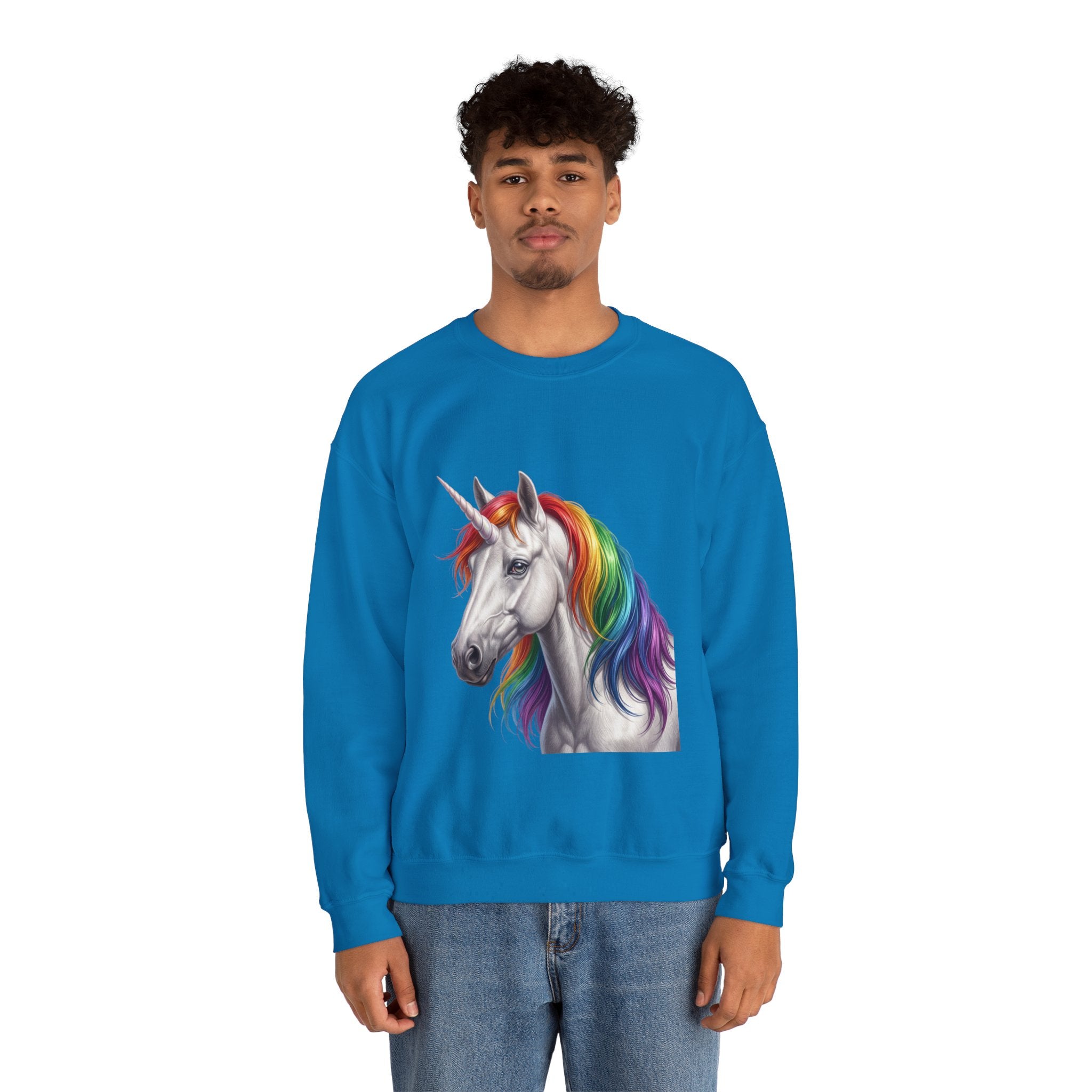 Unisex Rainbow Unicorn Sweatshirt