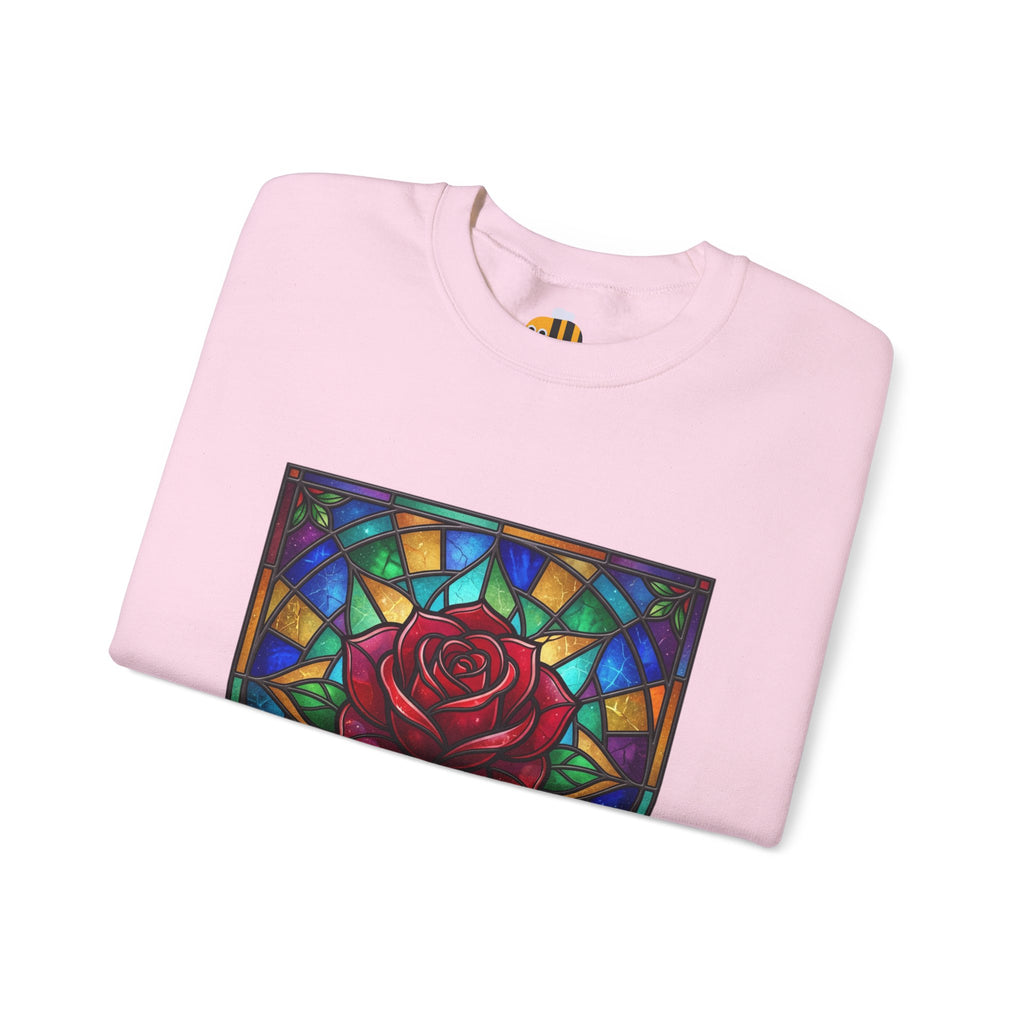 Unisex Red Rose Sweatshirt