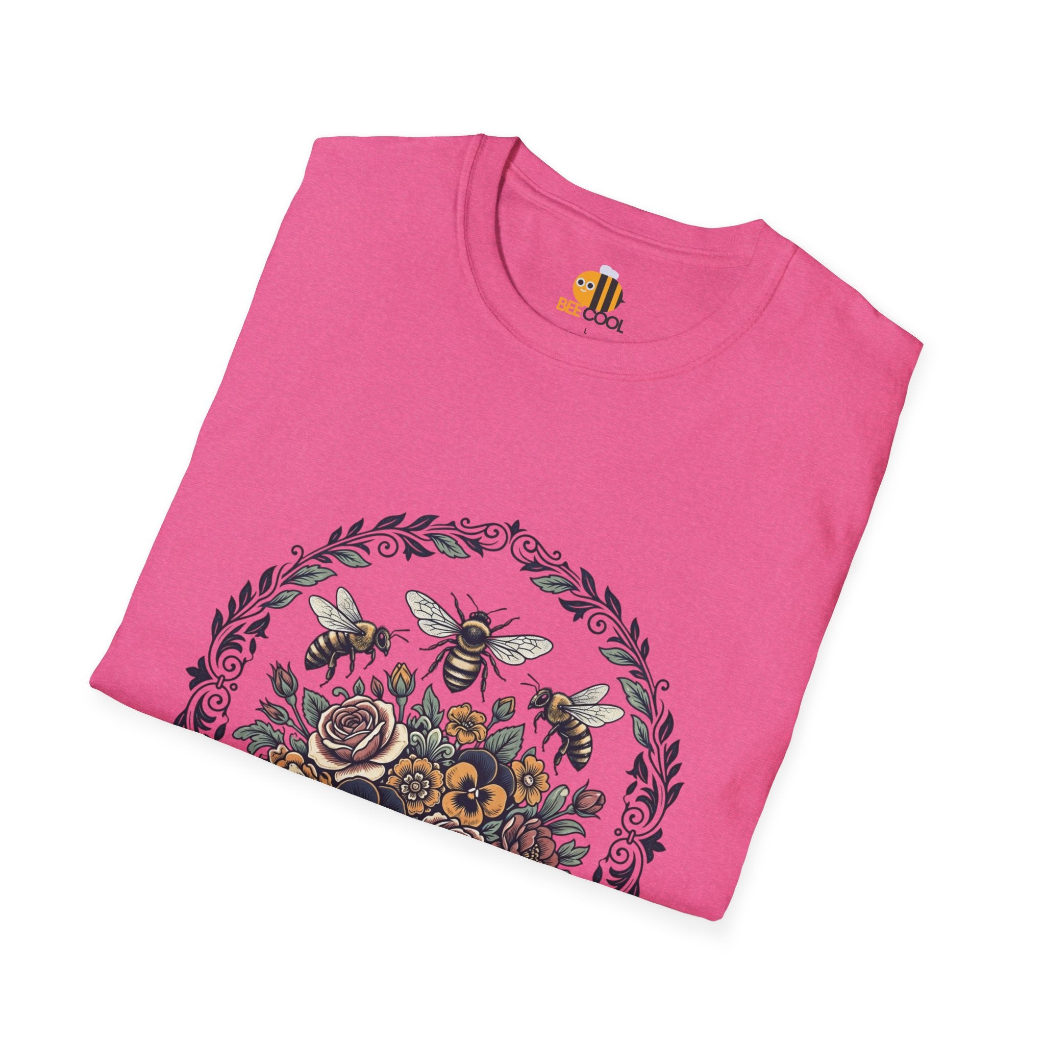 Unisex Bees and Flowers T-Shirt