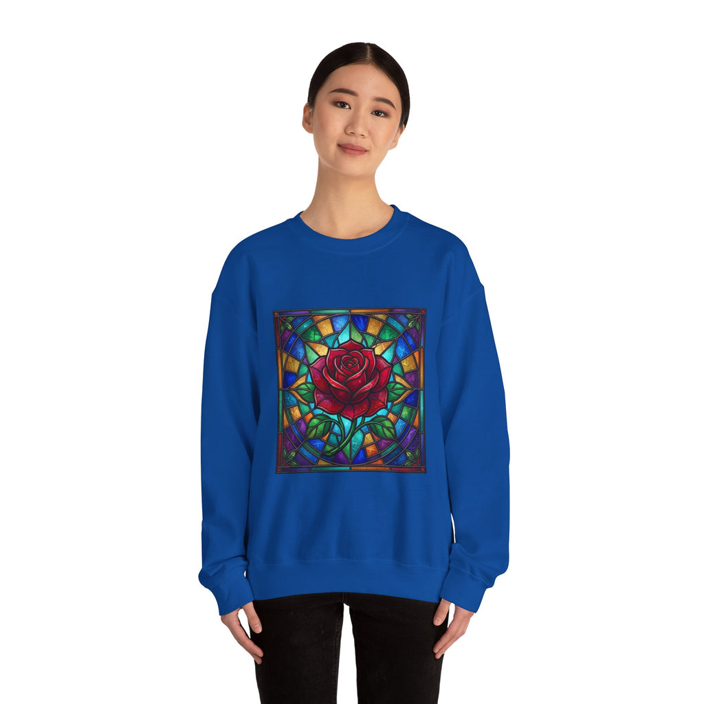 Unisex Red Rose Sweatshirt