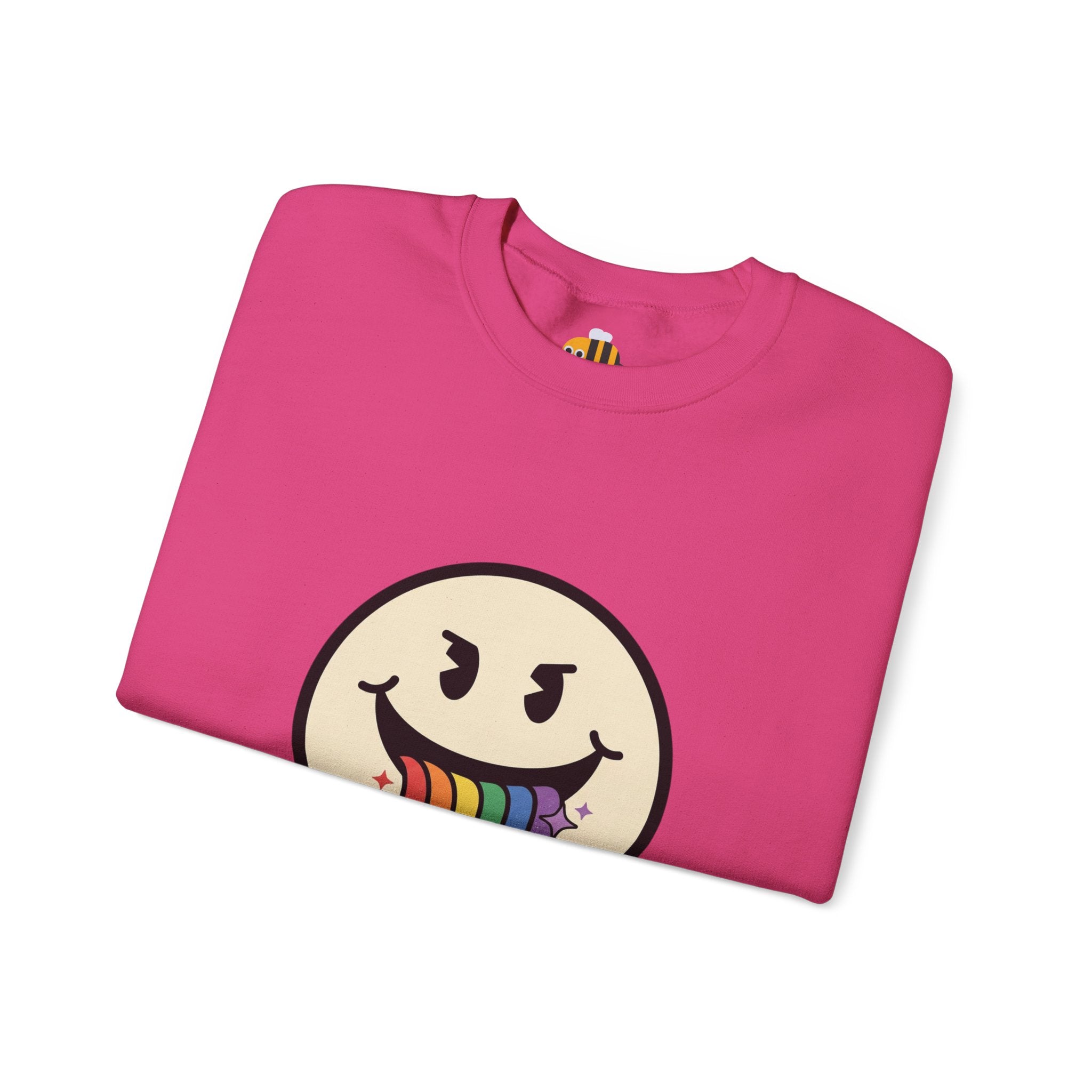 Unisex Rainbow Smiley Sweatshirt