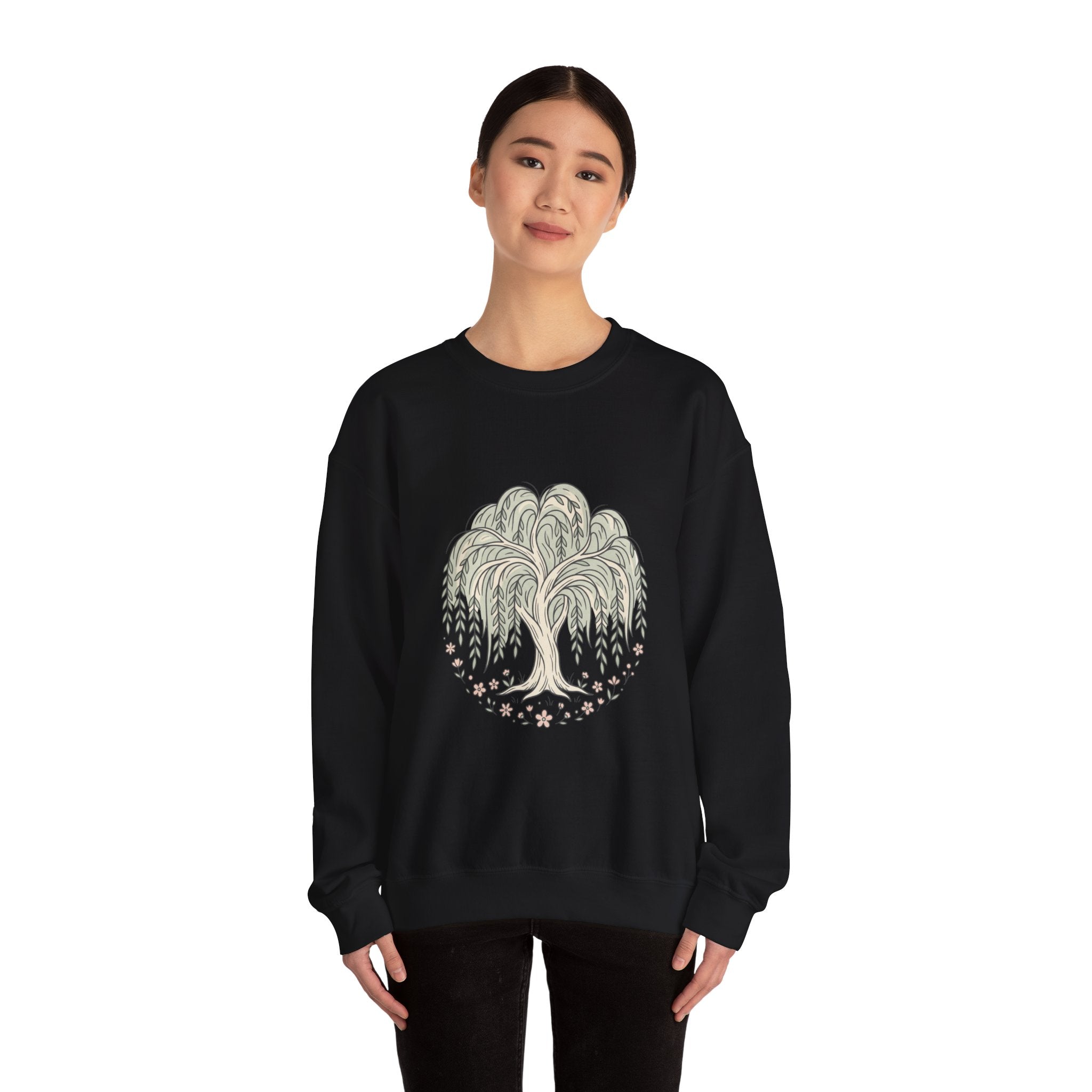 Unisex Willow Tree Illustration Sweatshirt