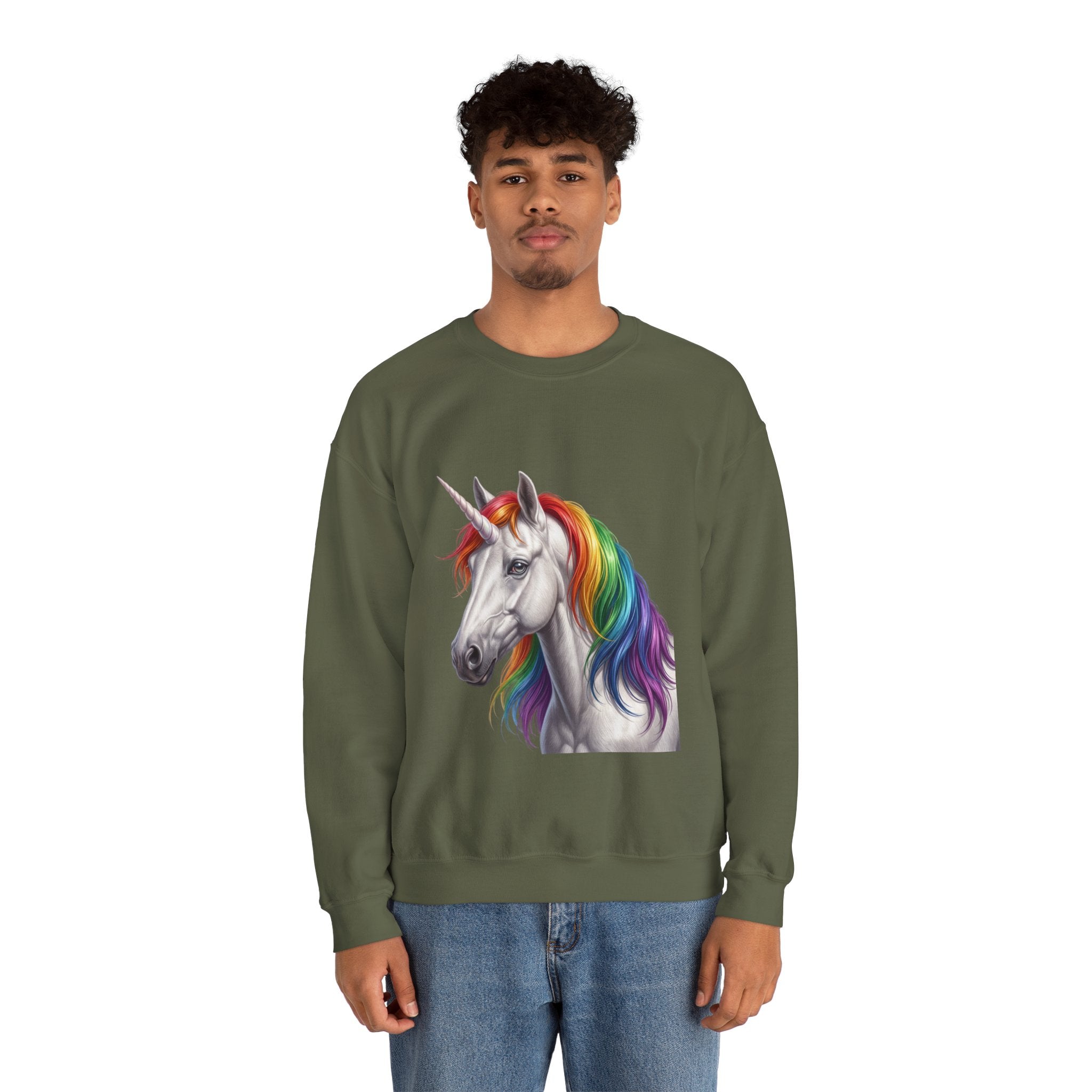 Unisex Rainbow Unicorn Sweatshirt