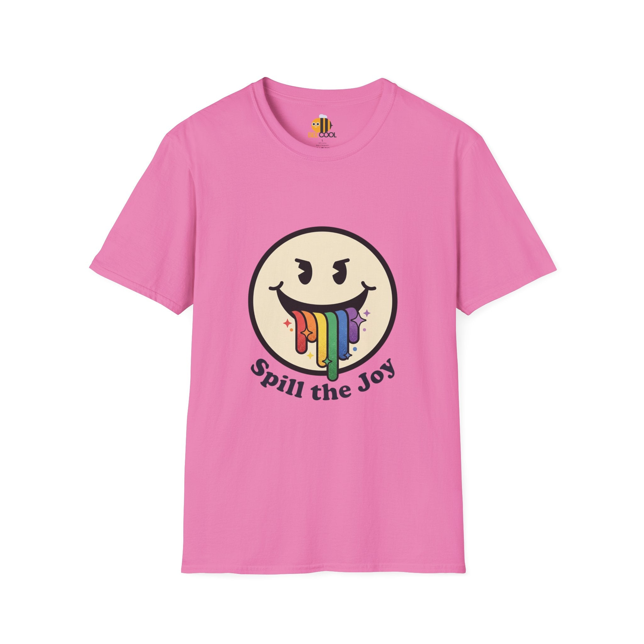 Smiley Face Spill the Joy T-Shirt