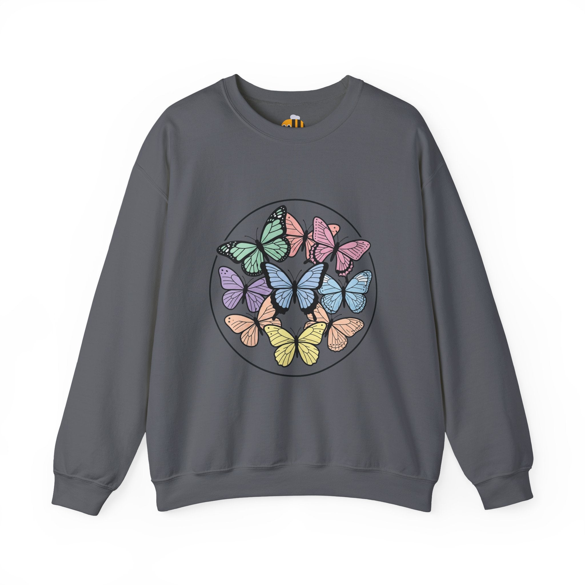 Unisex Colorful Butterfly Sweatshirt