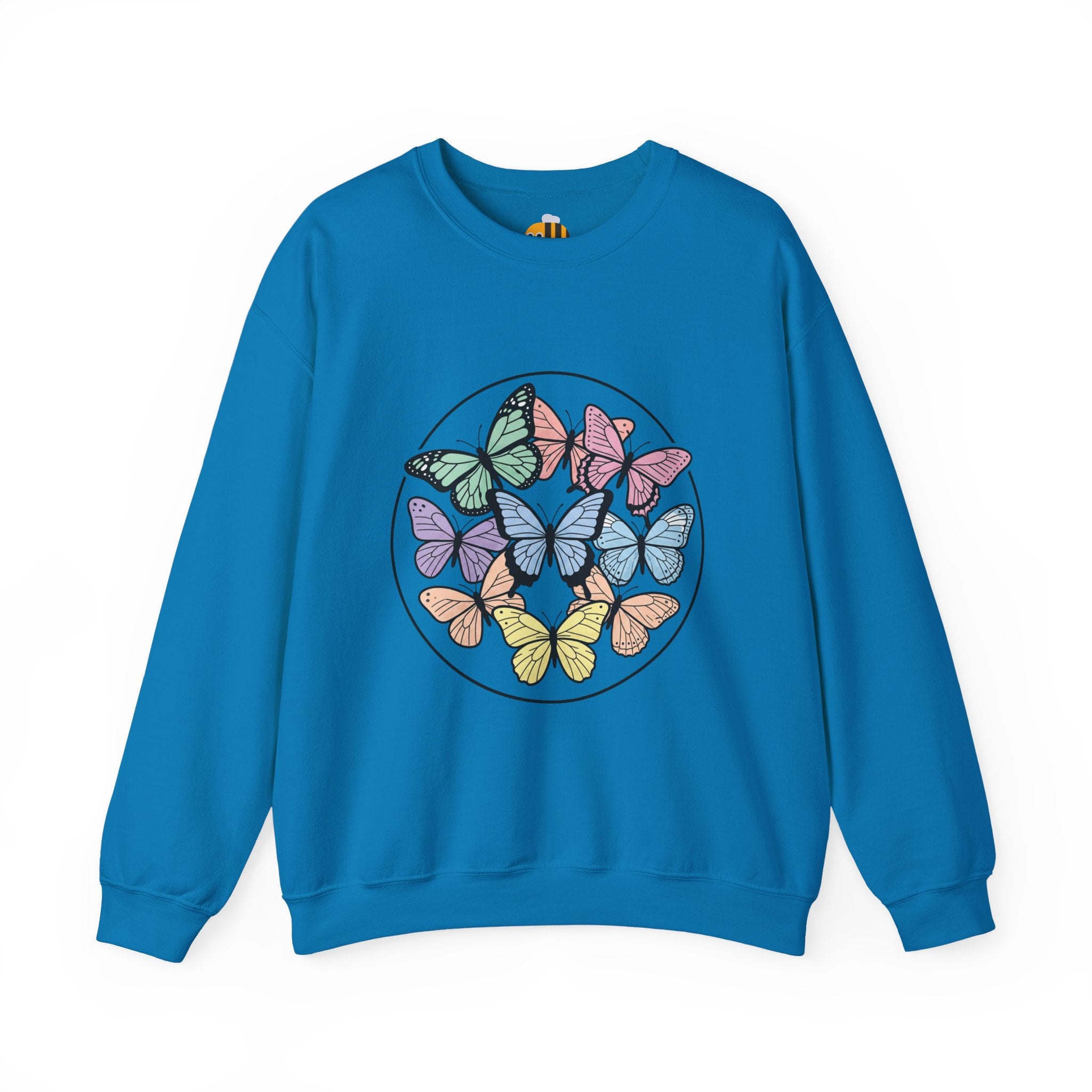 Unisex Colorful Butterfly Sweatshirt