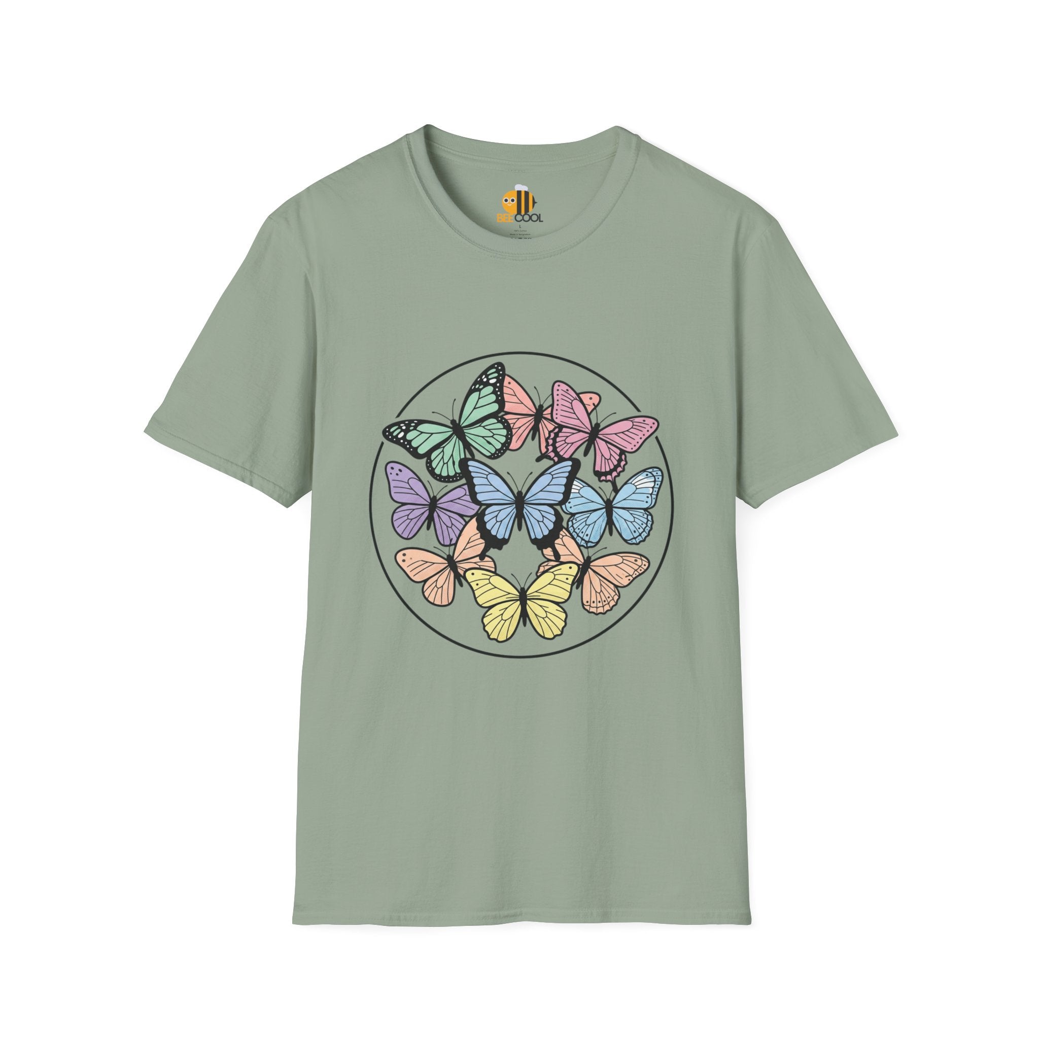 Unisex Pastel Butterfly T-Shirt