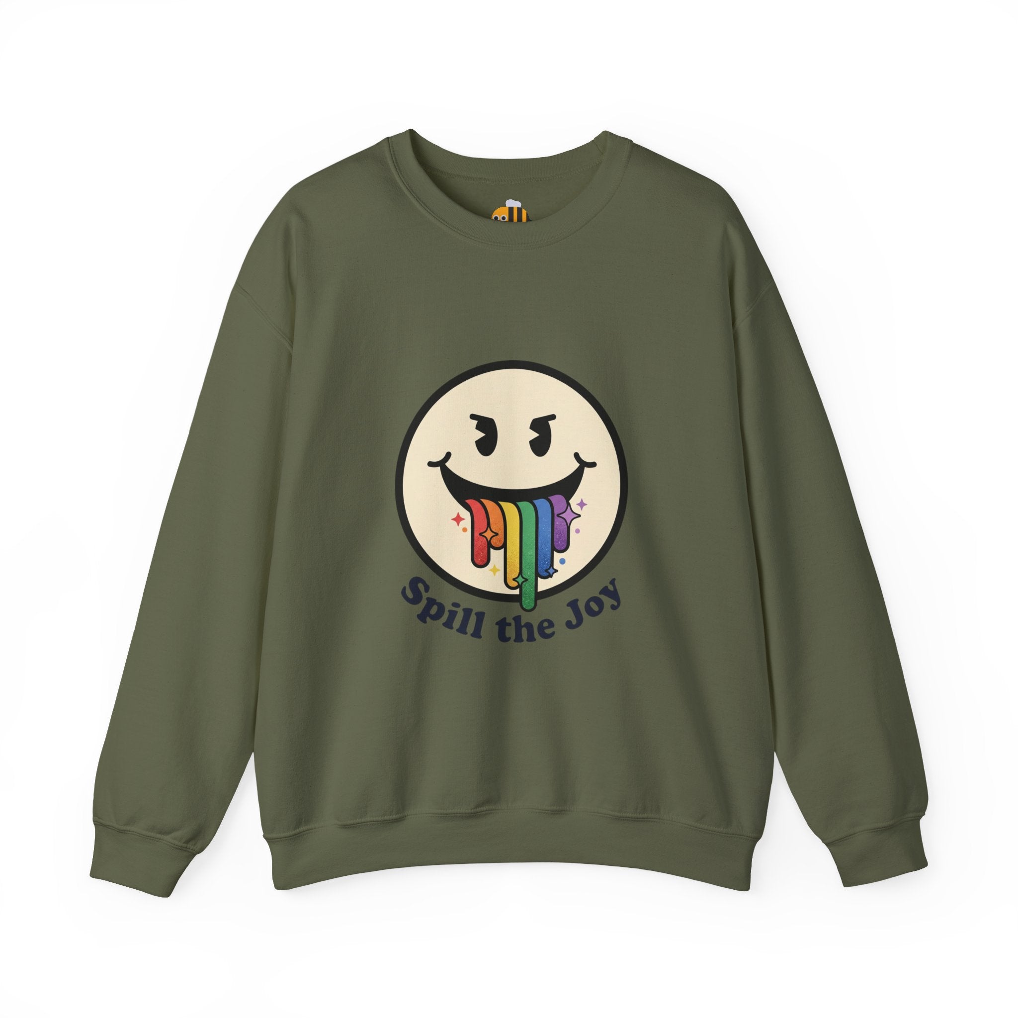 Unisex Rainbow Smiley Sweatshirt
