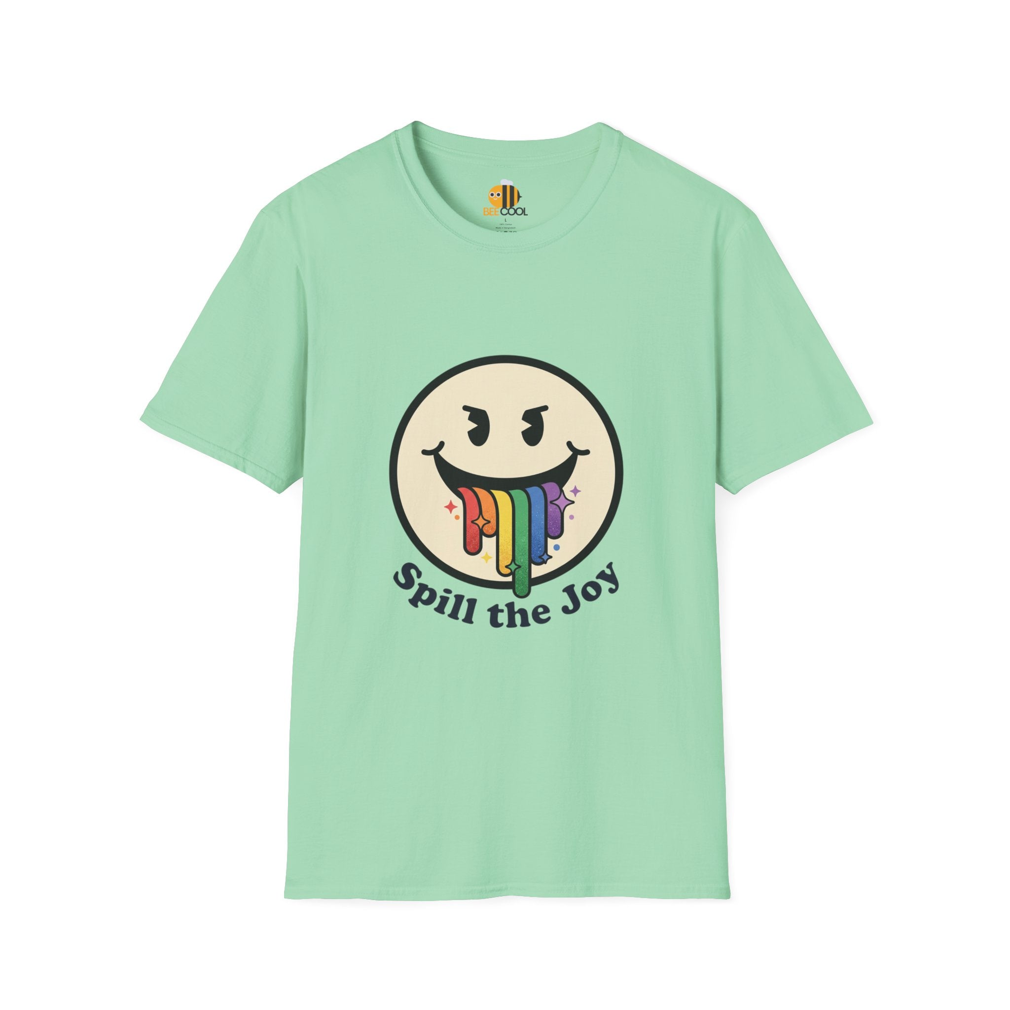 Smiley Face Spill the Joy T-Shirt