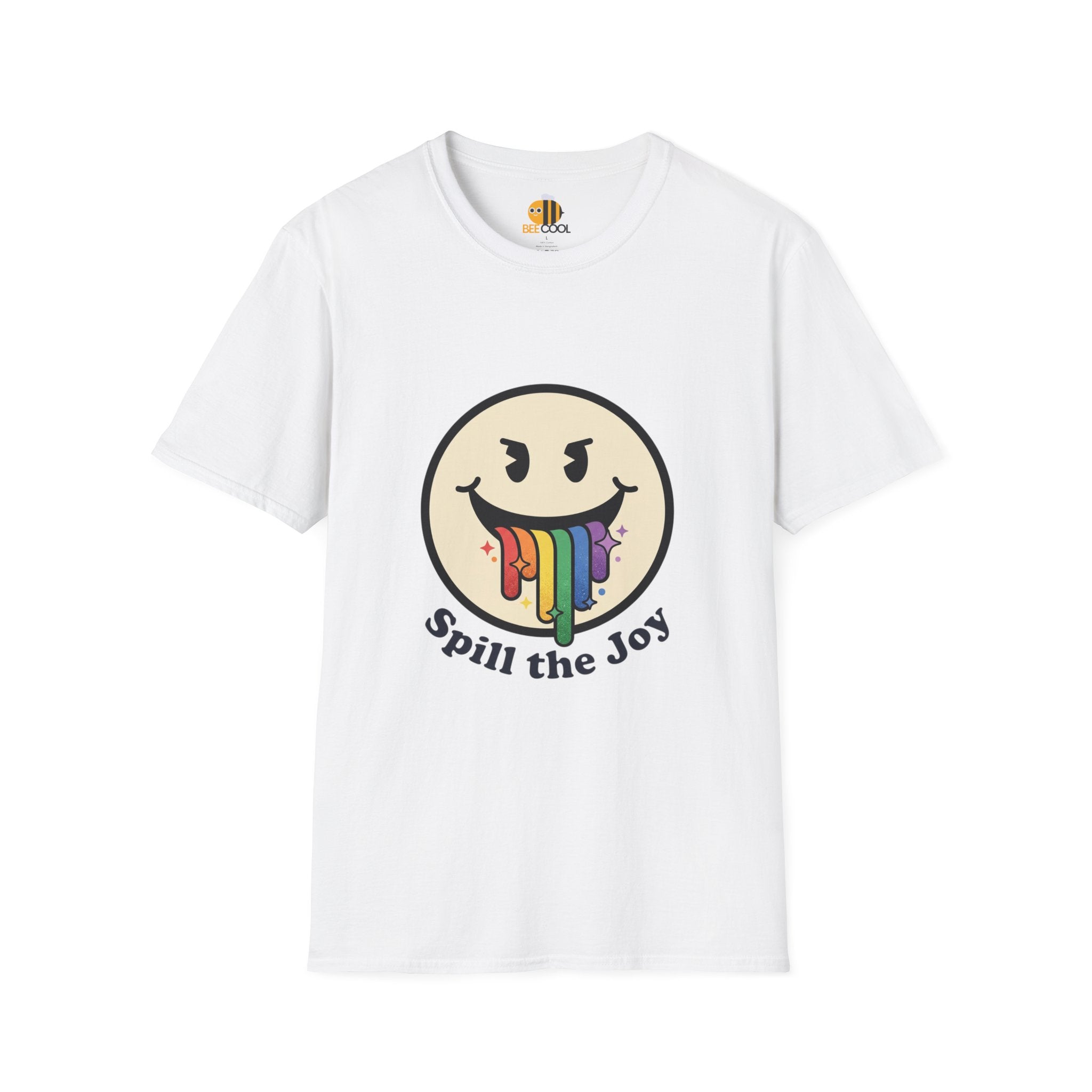 Smiley Face Spill the Joy T-Shirt