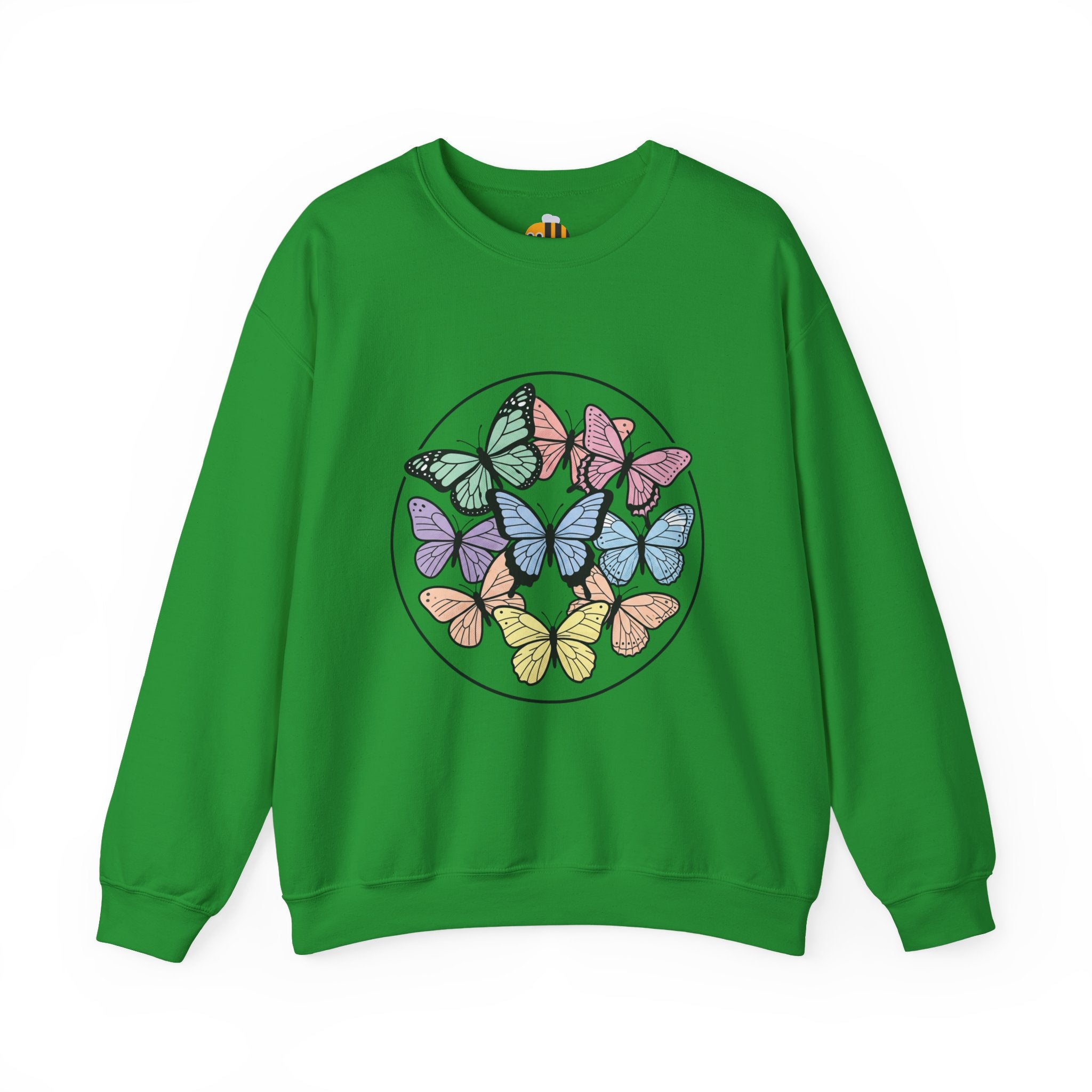 Unisex Colorful Butterfly Sweatshirt