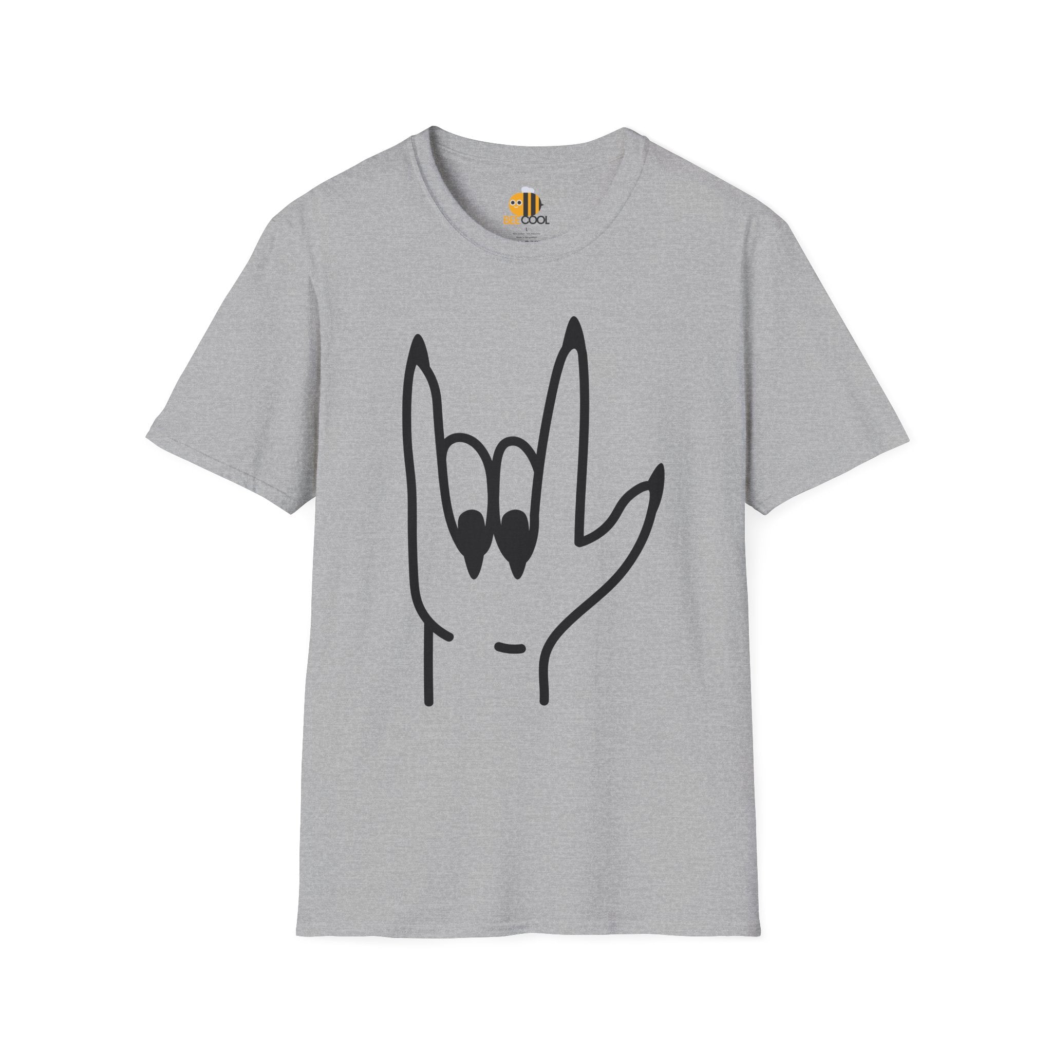 Unisex Rock Hand Sign T-Shirt