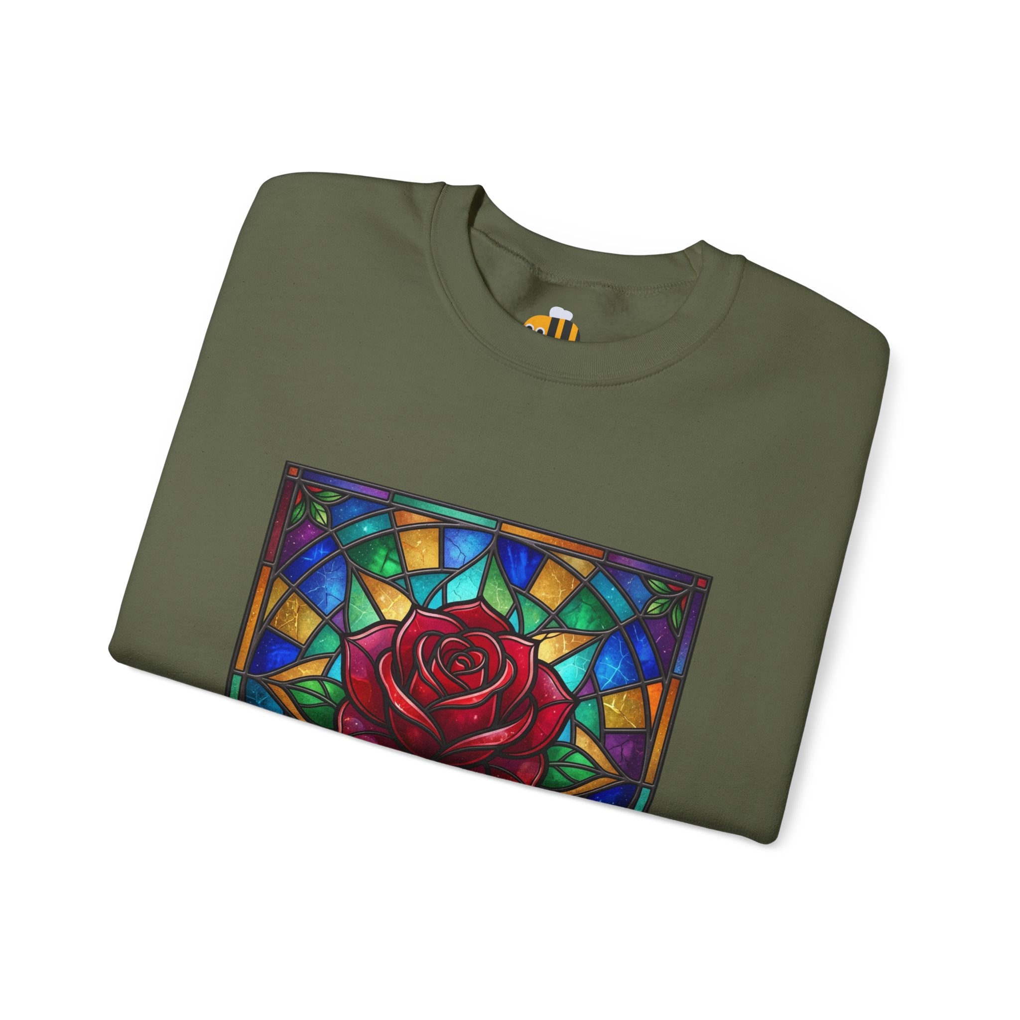 Unisex Red Rose Sweatshirt