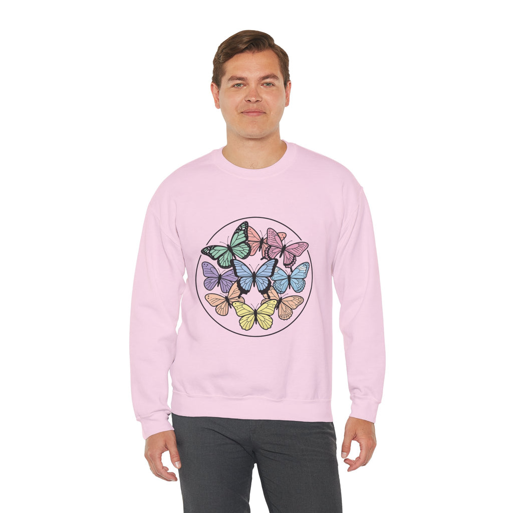 Unisex Colorful Butterfly Sweatshirt