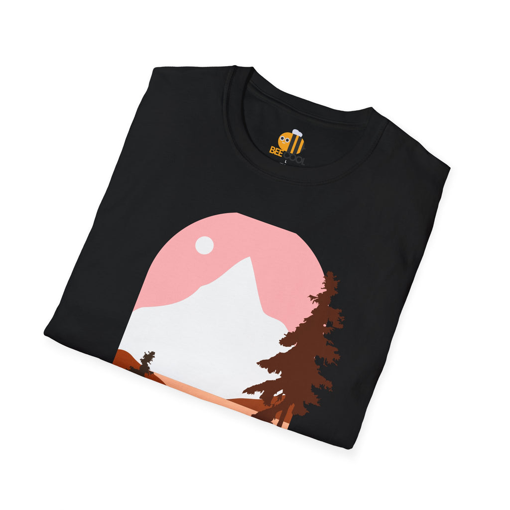 Unisex Sunset Mountain Landscape T-Shirt