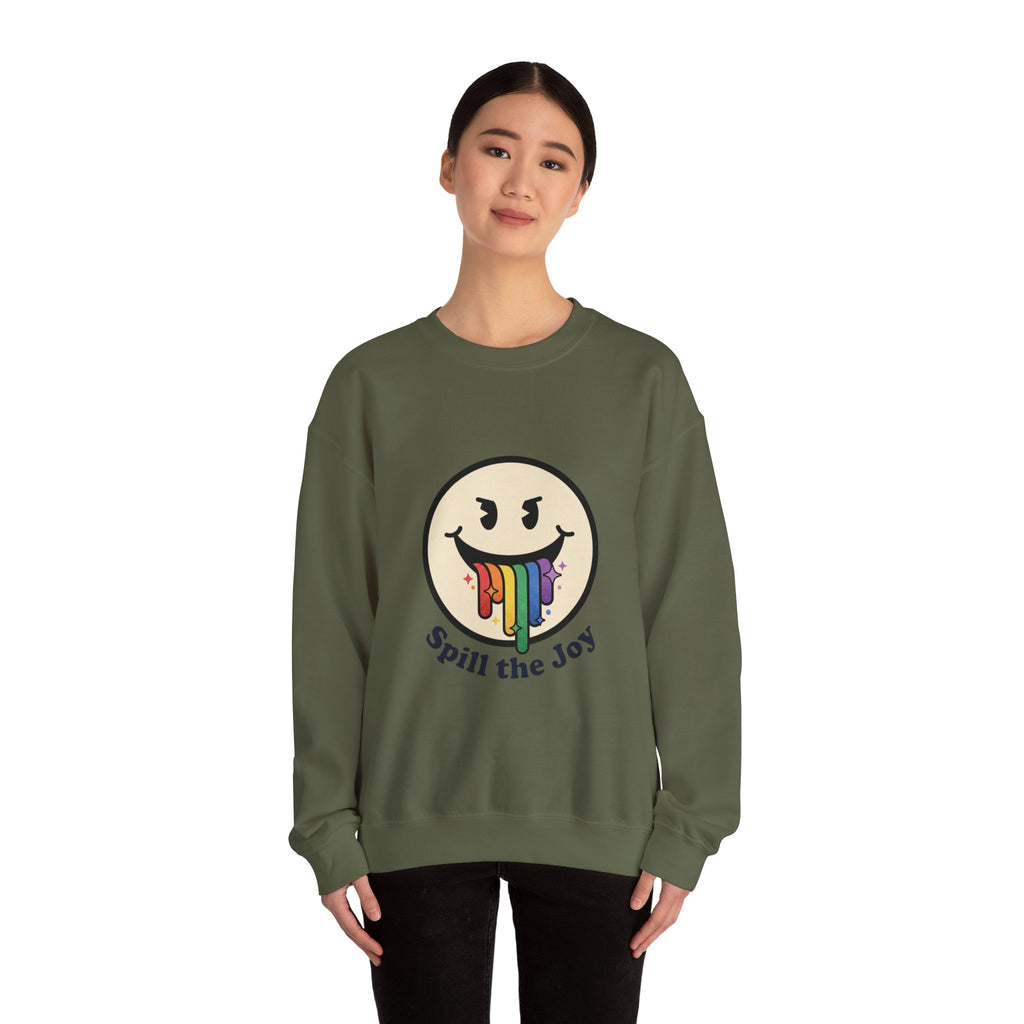 Unisex Rainbow Smiley Sweatshirt