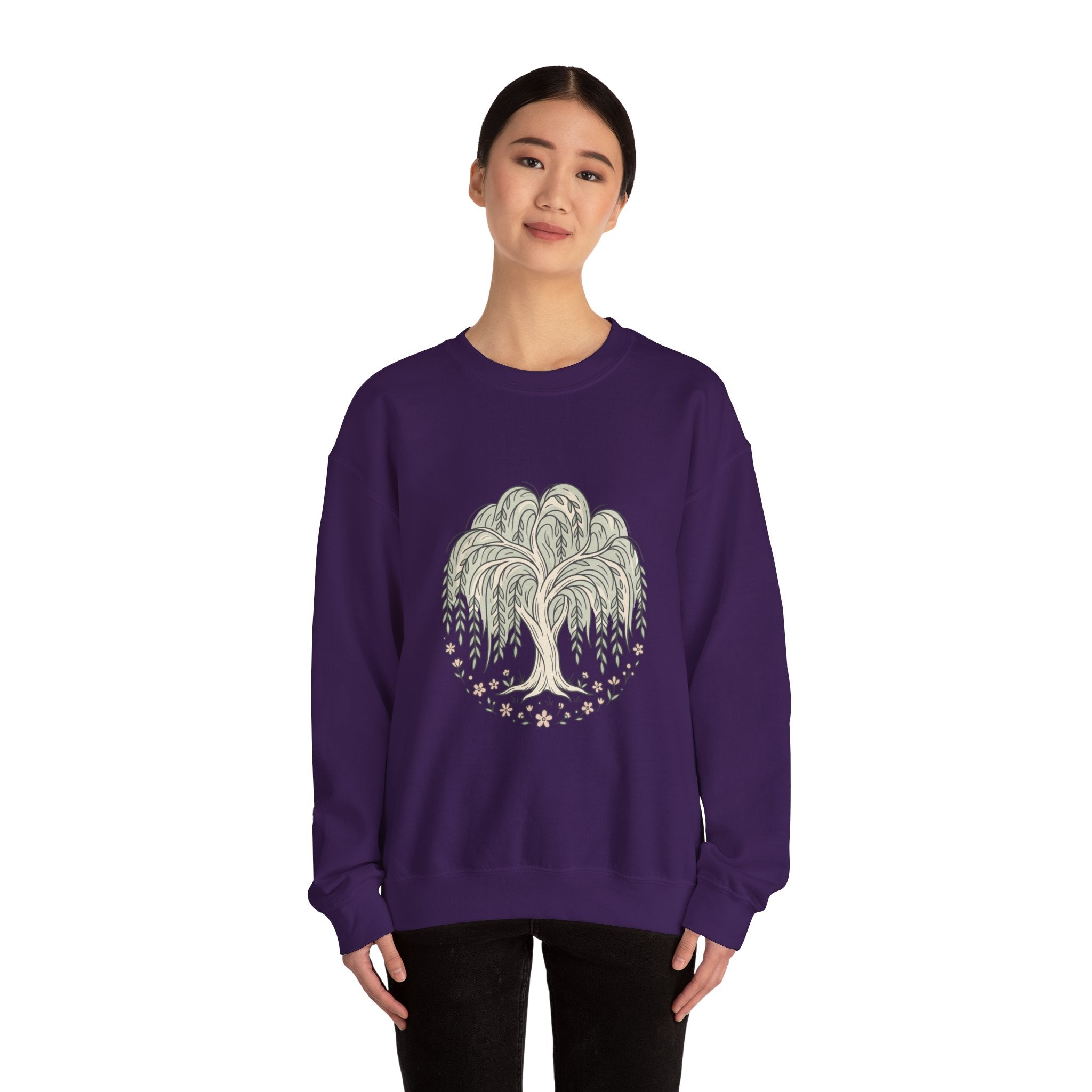 Unisex Willow Tree Illustration Sweatshirt