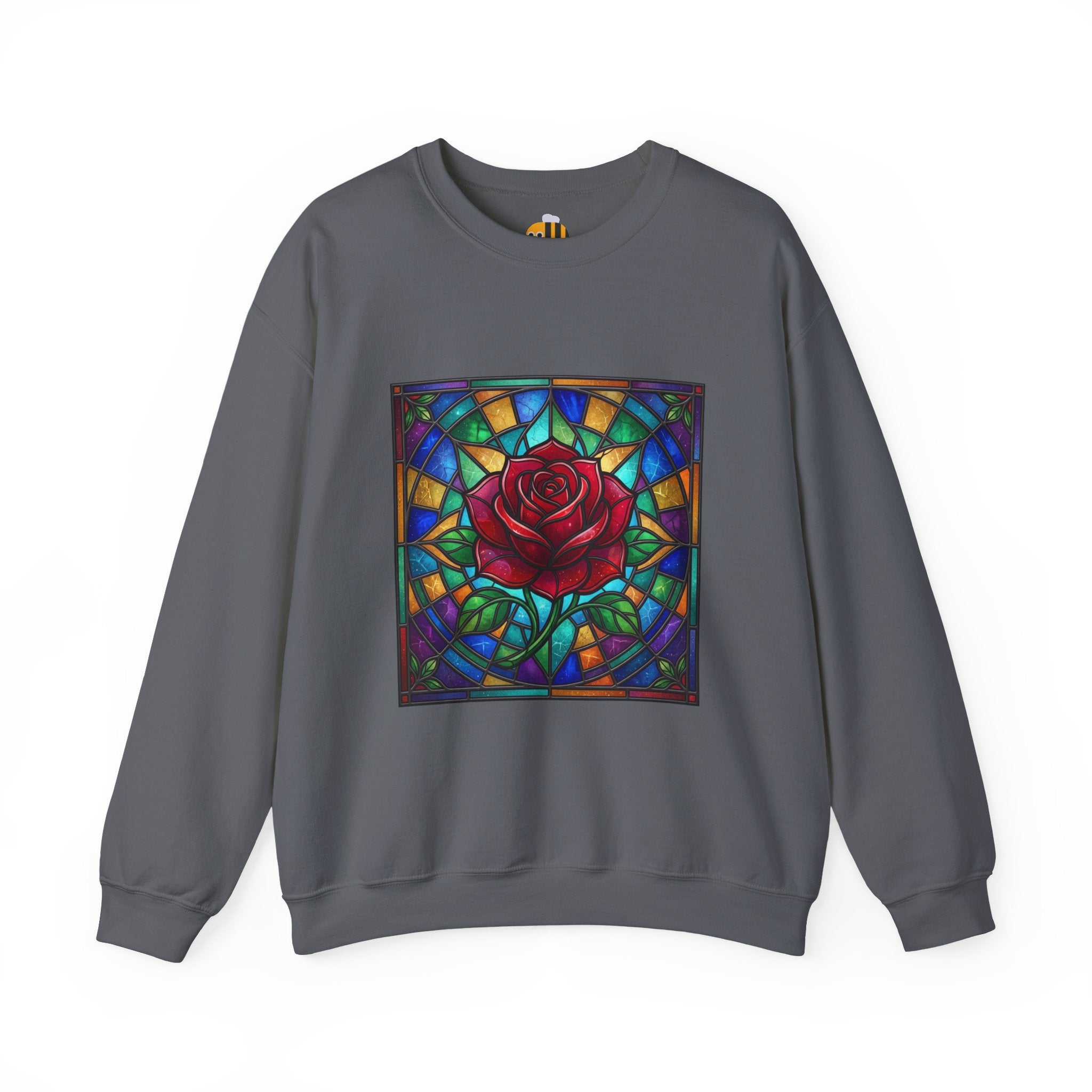 Unisex Red Rose Sweatshirt