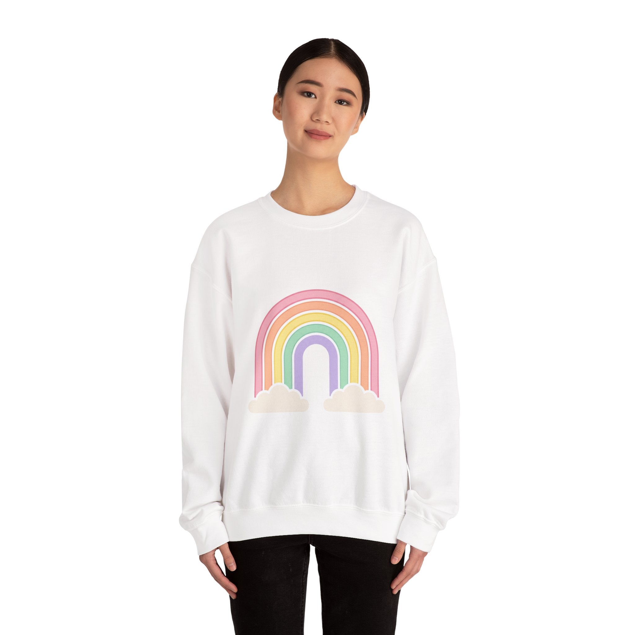 Unisex Pastel Rainbow Sweatshirt