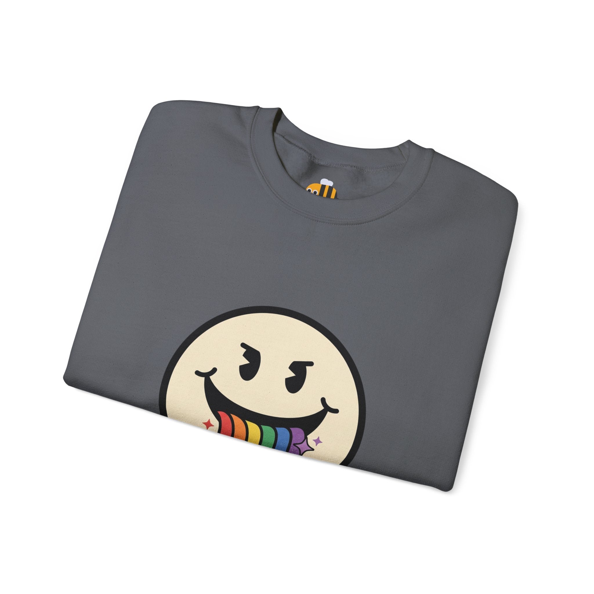 Unisex Rainbow Smiley Sweatshirt