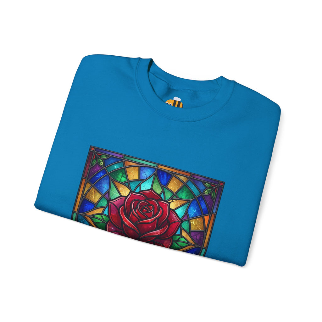 Unisex Red Rose Sweatshirt