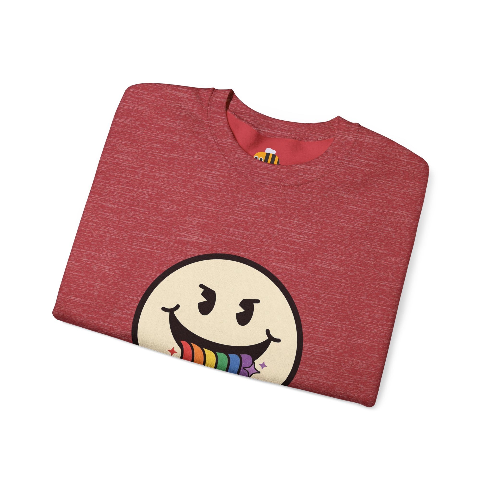 Unisex Rainbow Smiley Sweatshirt