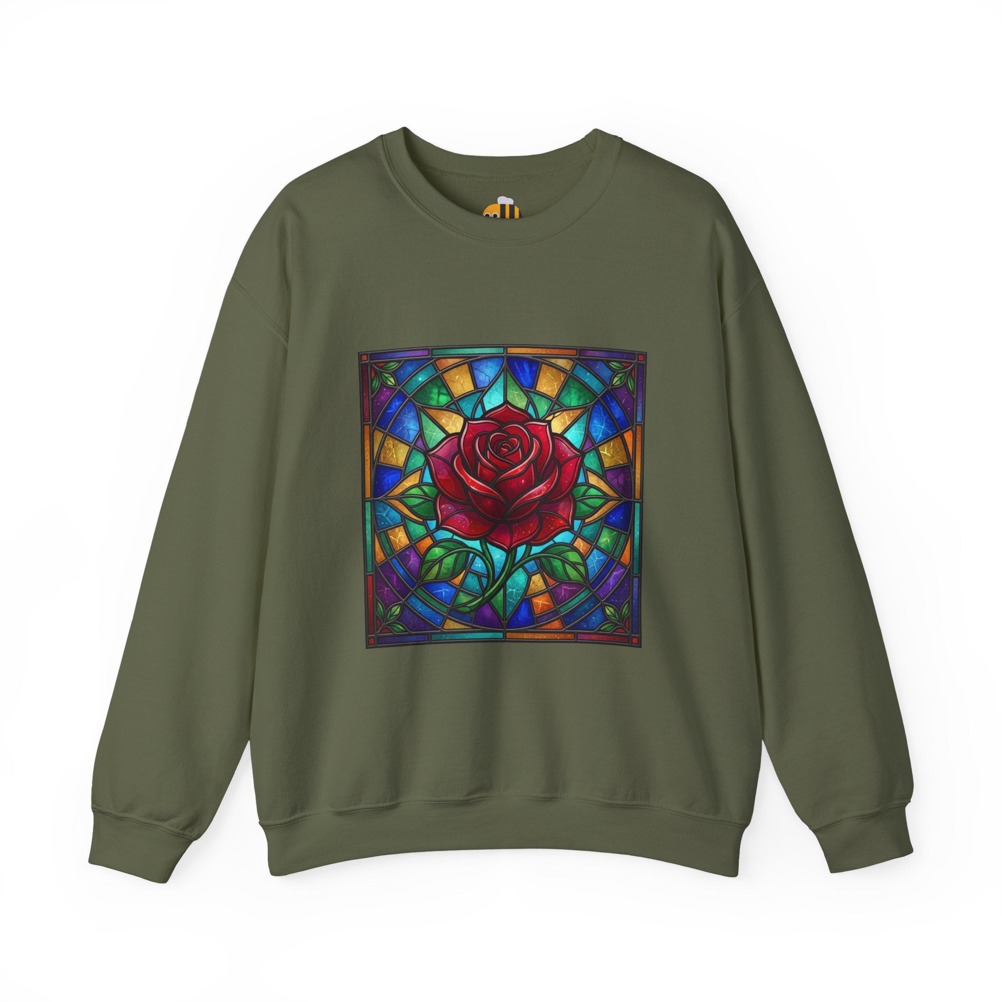 Unisex Red Rose Sweatshirt