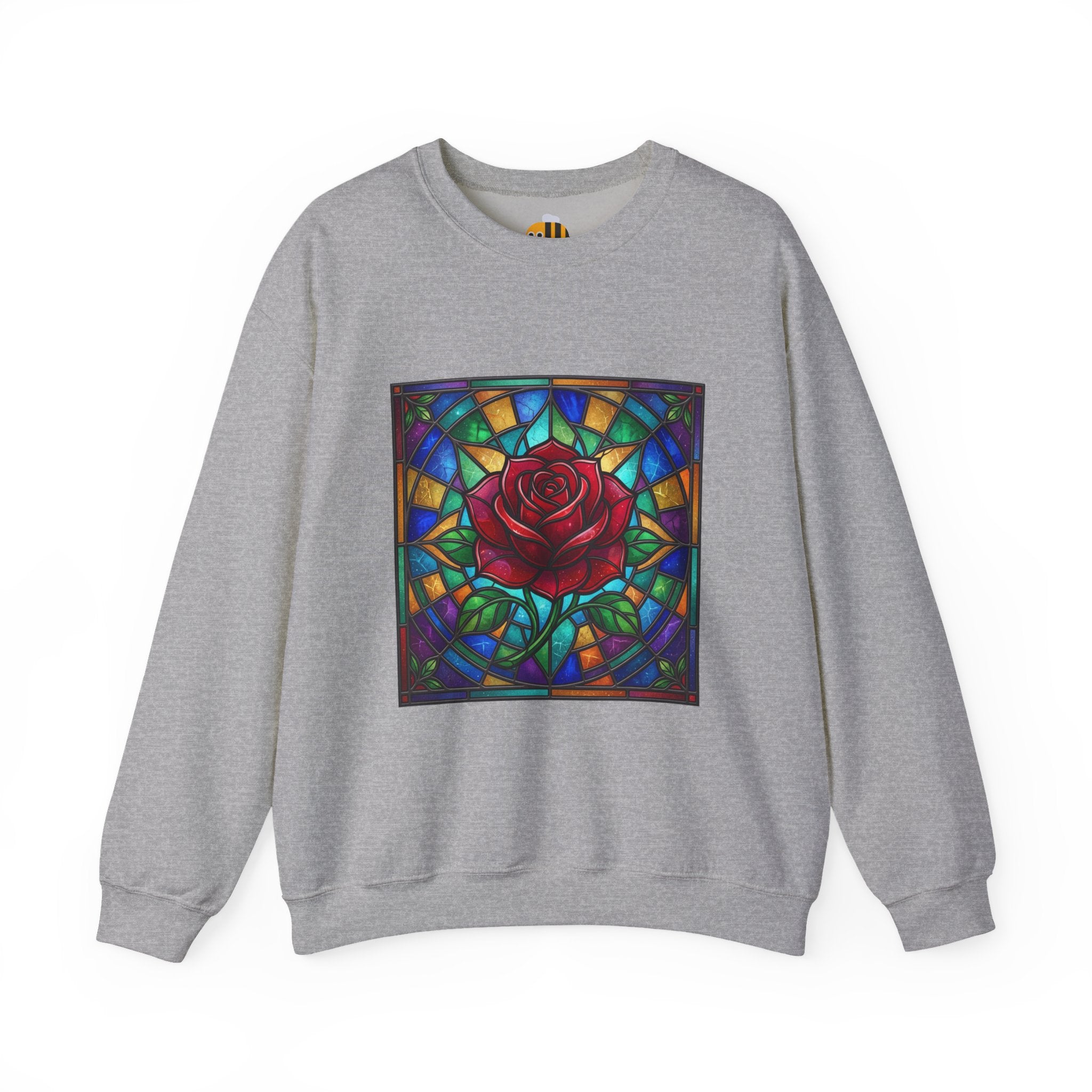 Unisex Red Rose Sweatshirt