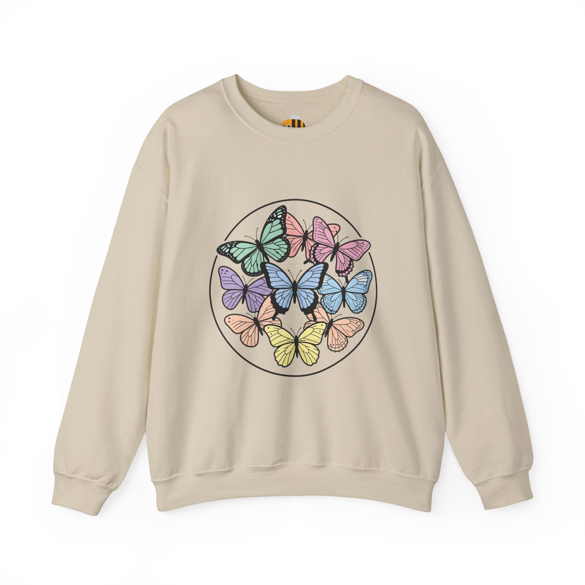 Unisex Colorful Butterfly Sweatshirt