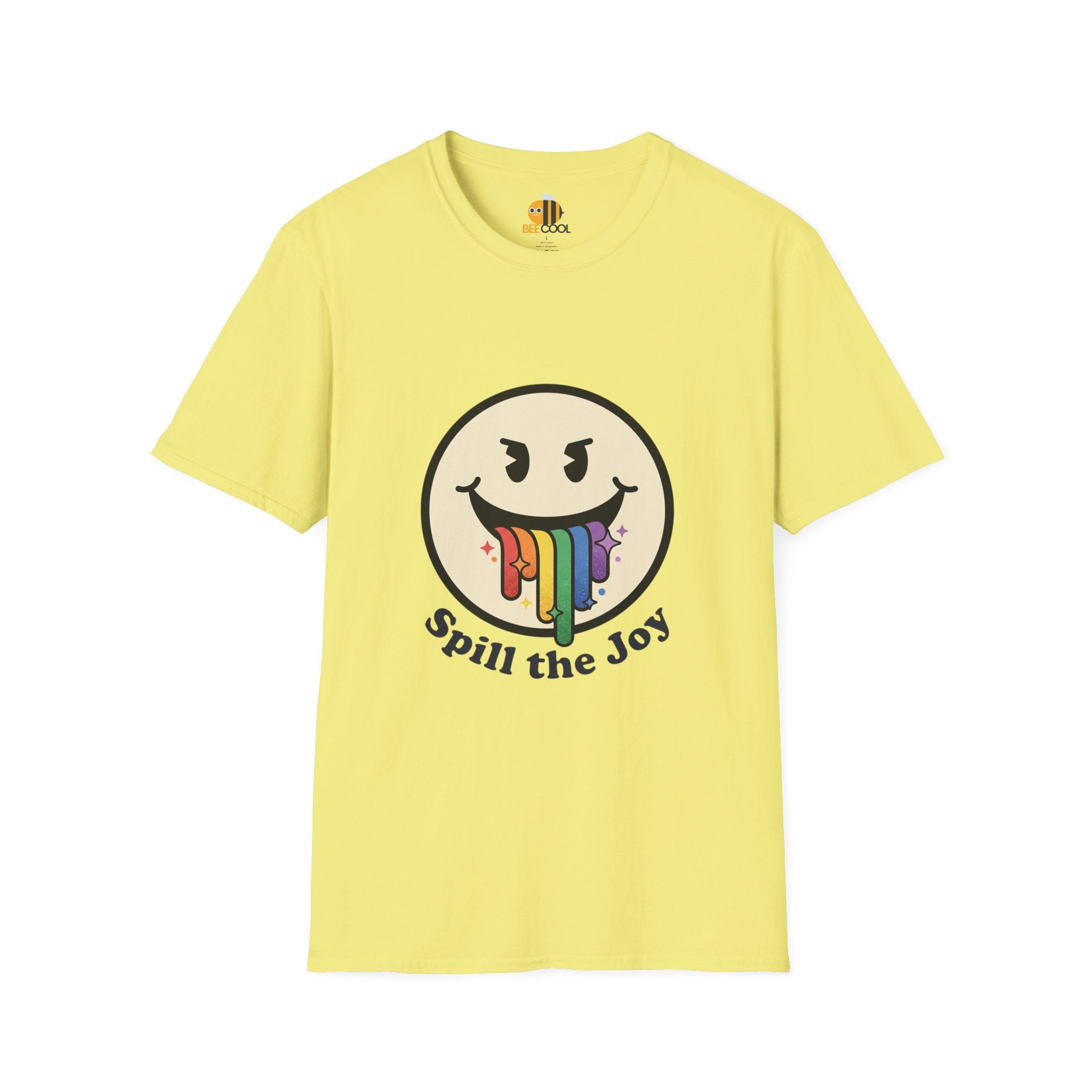 Smiley Face Spill the Joy T-Shirt