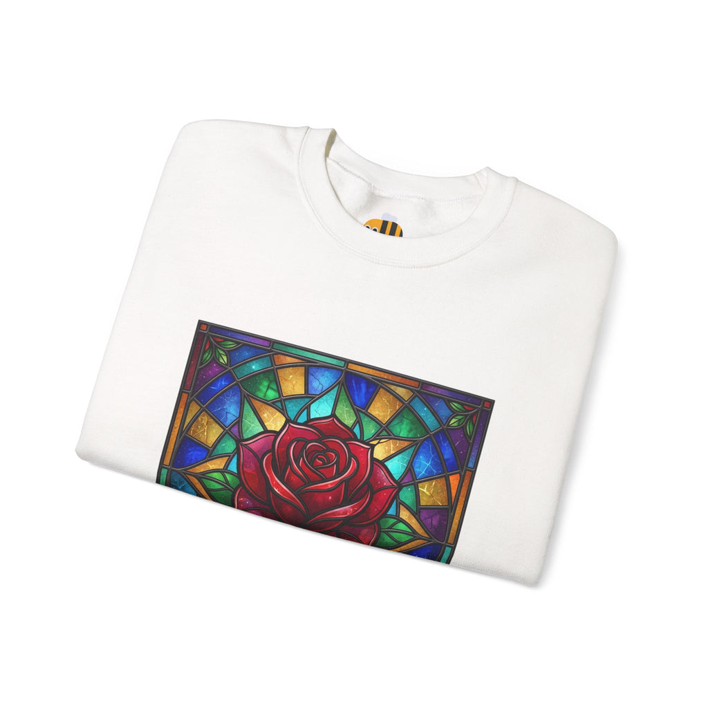 Unisex Red Rose Sweatshirt